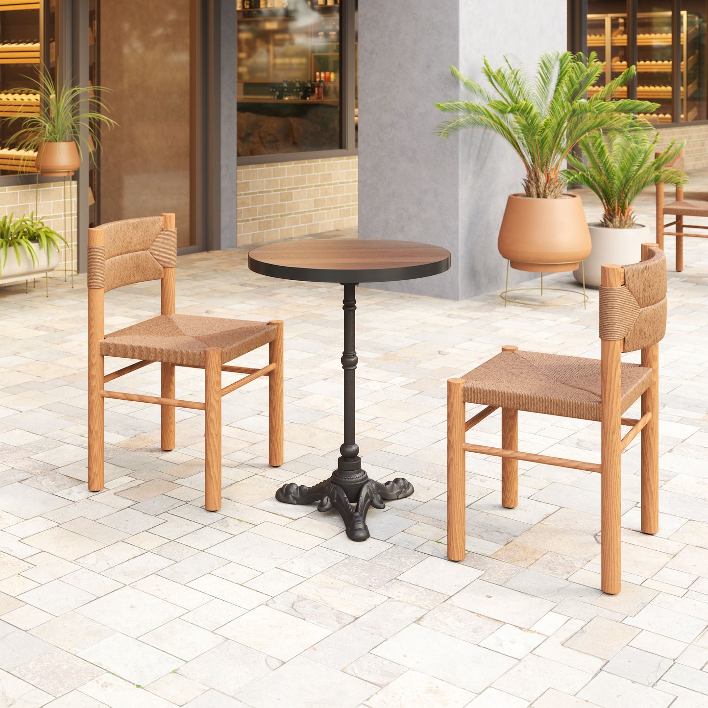 Gazebo Dining Table Walnut - Disselt Designs