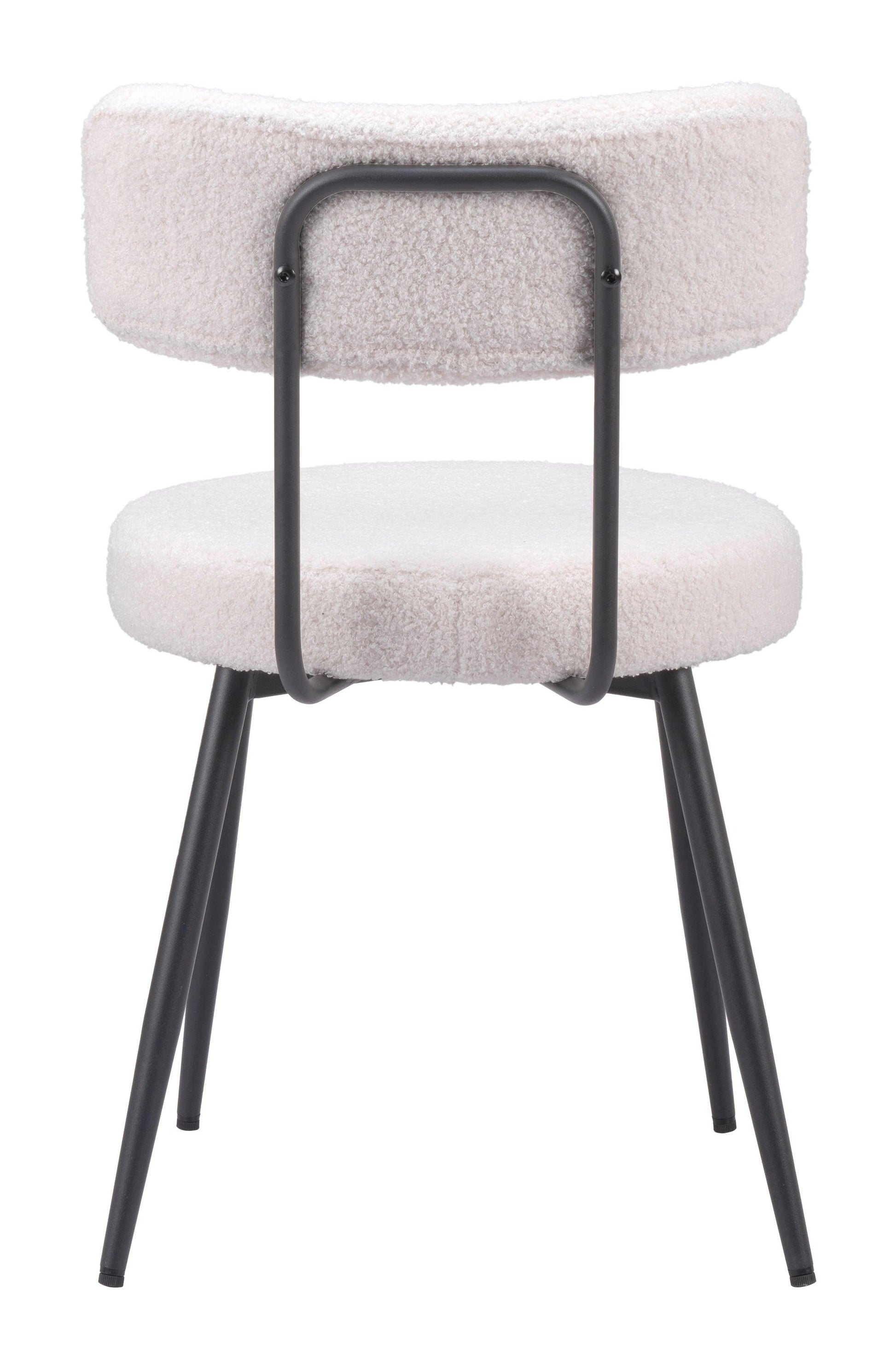 Blanca Dining Chair (Set of 2) Ivory - Disselt Designs