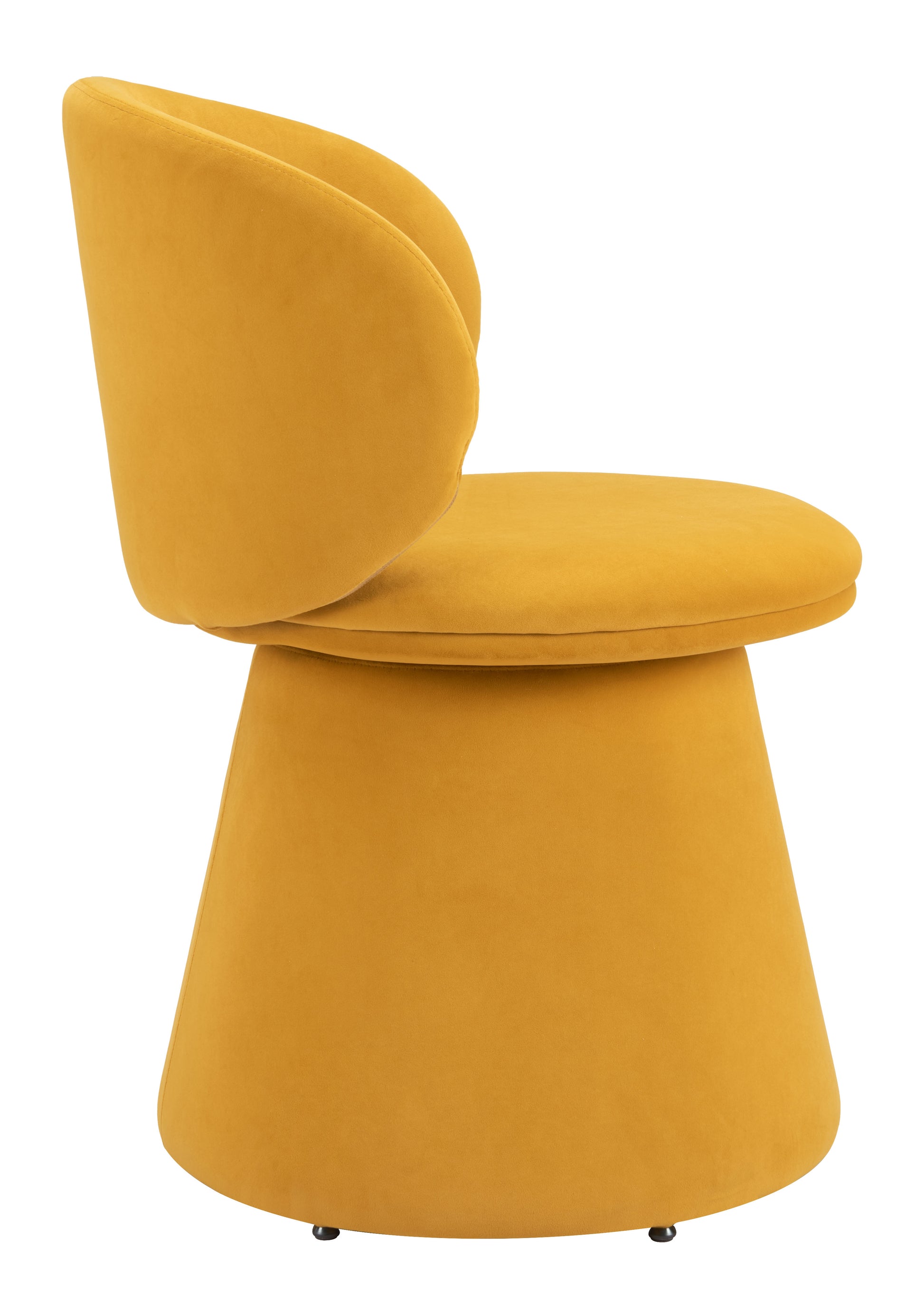 Oblic Swivel Dining Chair Orange - Disselt Designs