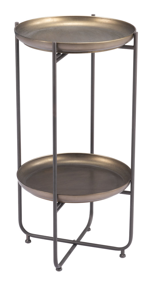 Bronson Accent Table Bronze - Disselt Designs