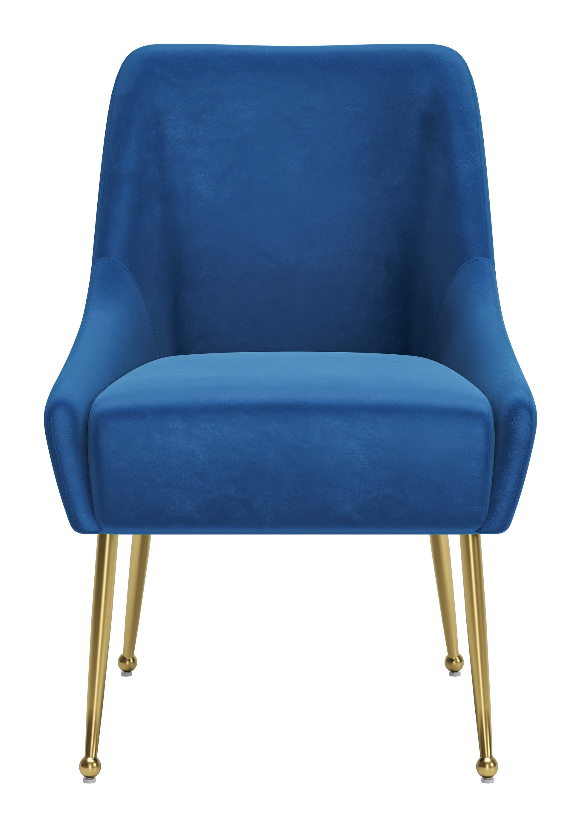 Maxine Dining Chair Navy Blue & Gold - Disselt Designs