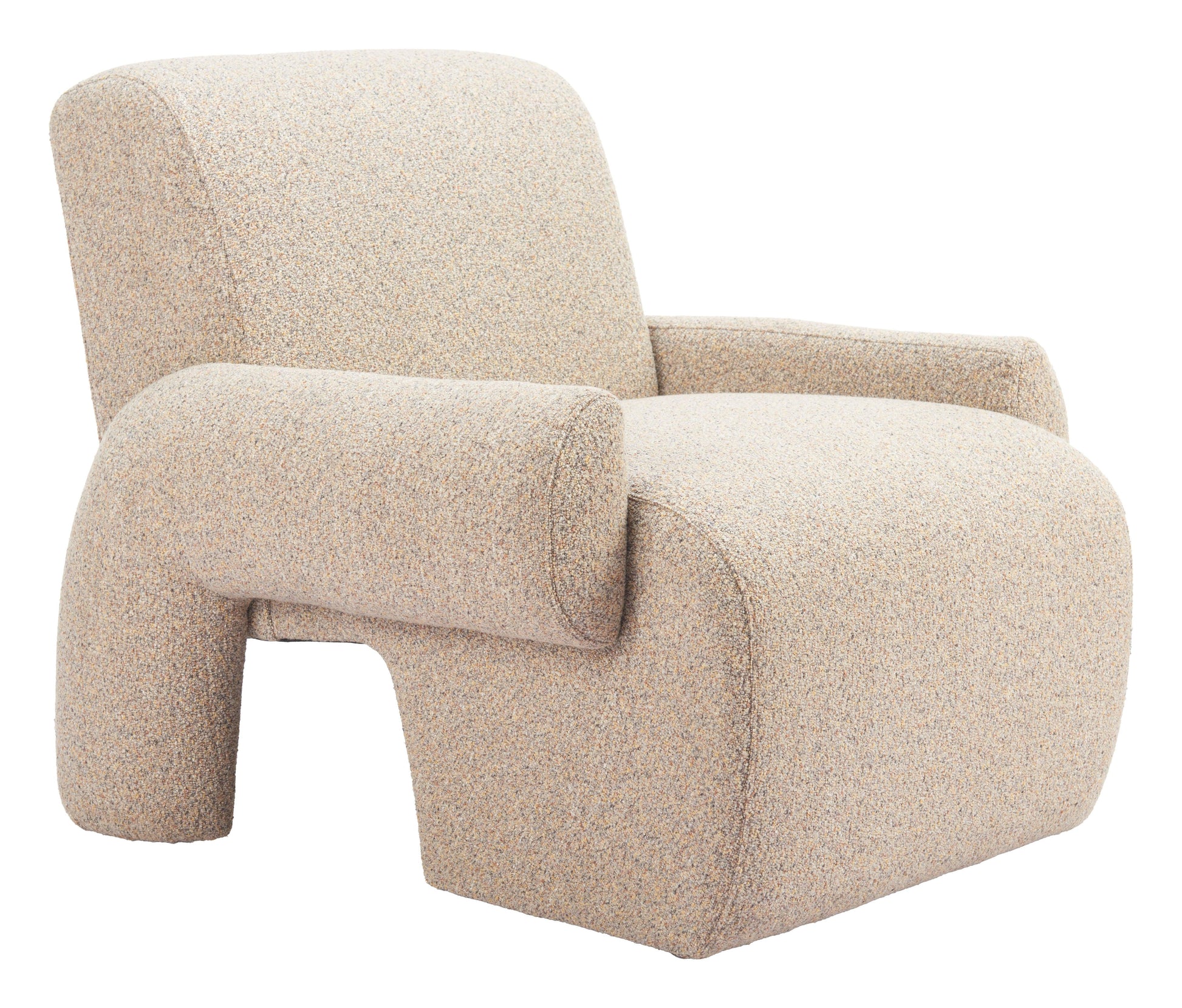 Rura Accent Chair Heathered Beige - Disselt Designs