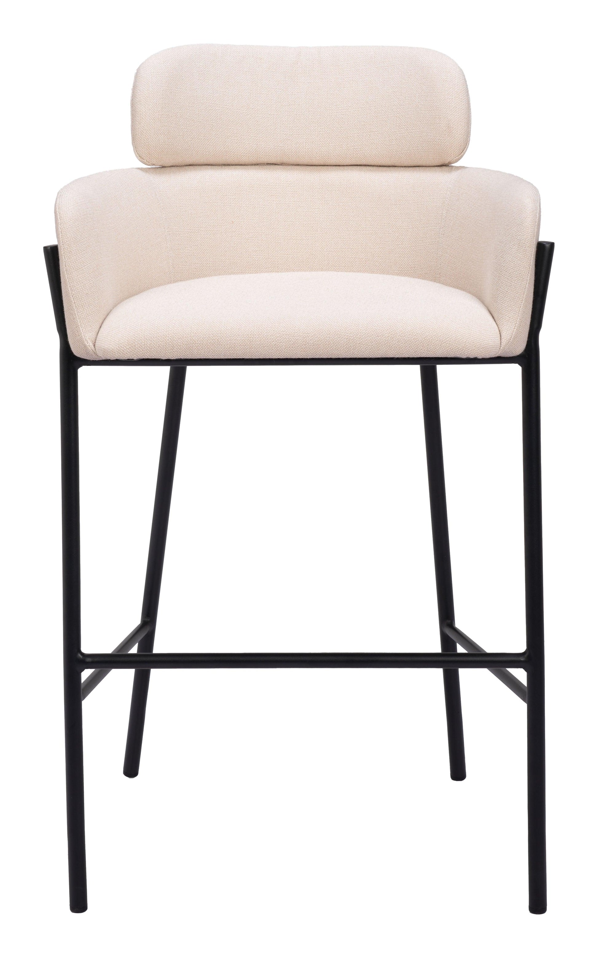 Bremor Barstool Beige - Disselt Designs
