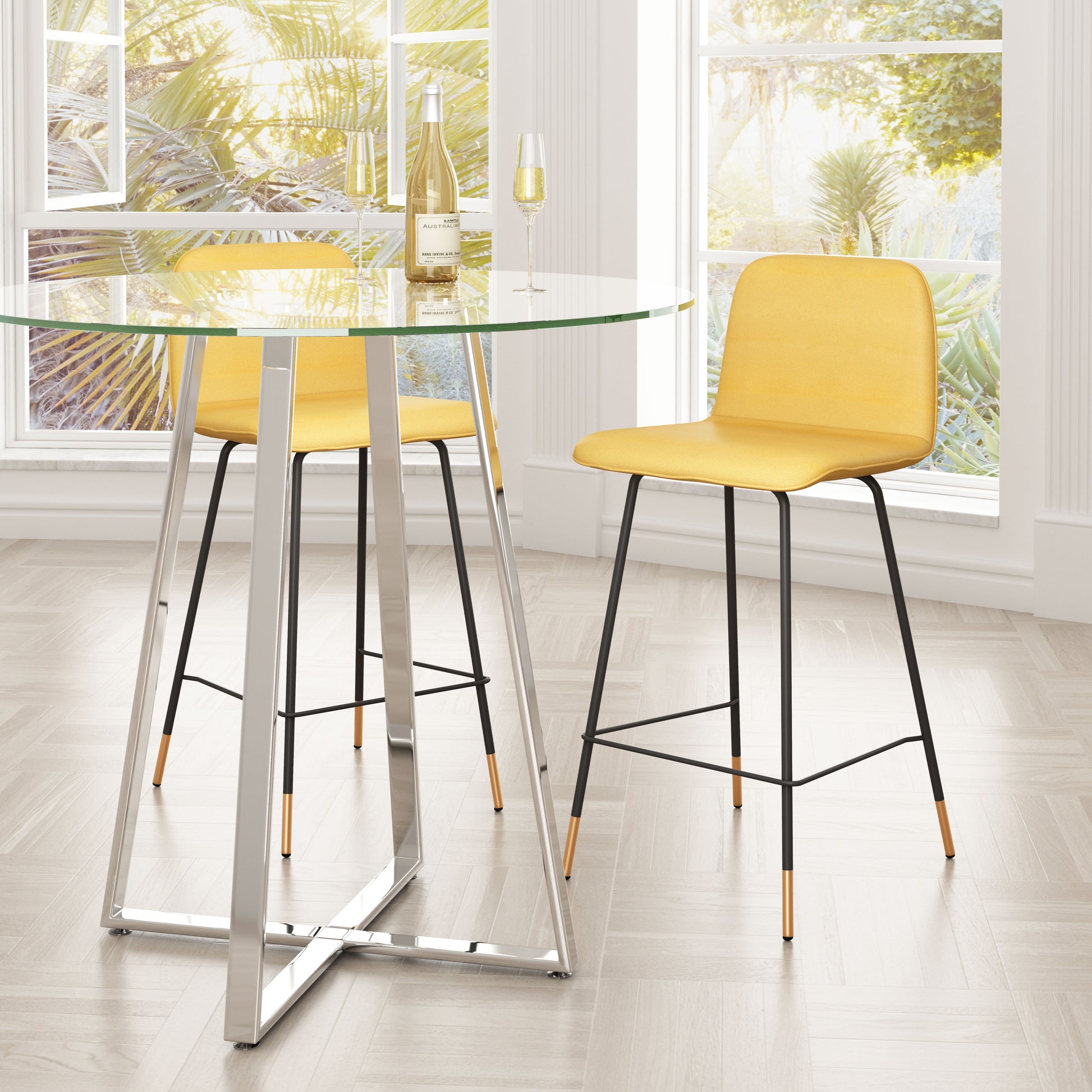 Var Counter Stool Yellow - Disselt Designs