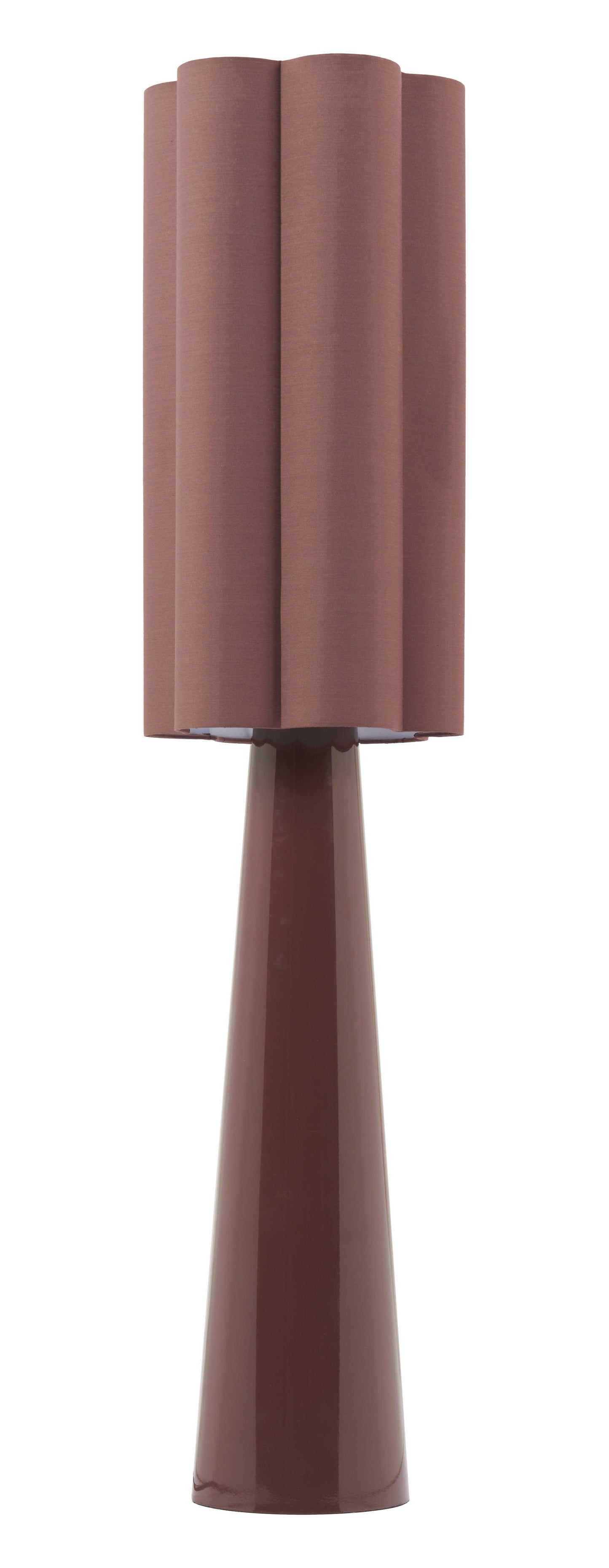 Violet Floor Lamp Brown - Disselt Designs