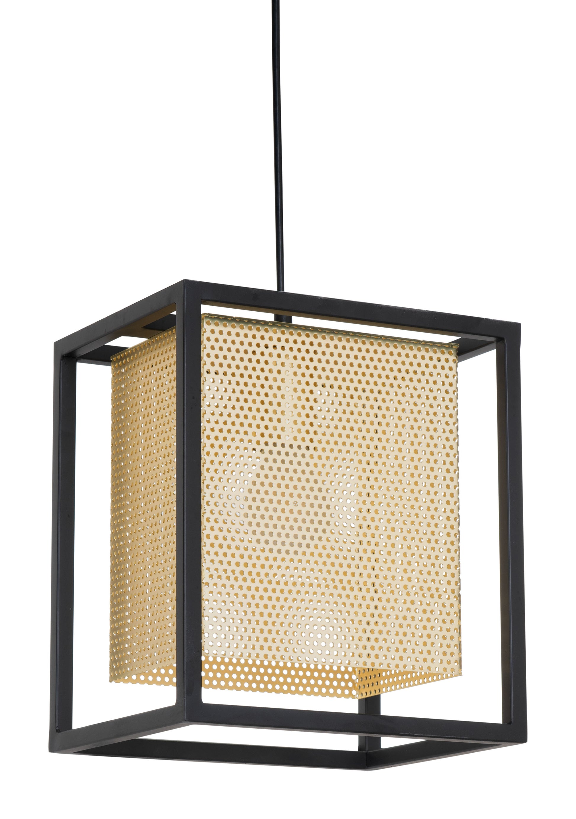 Yves Ceiling Lamp Gold & Black - Disselt Designs