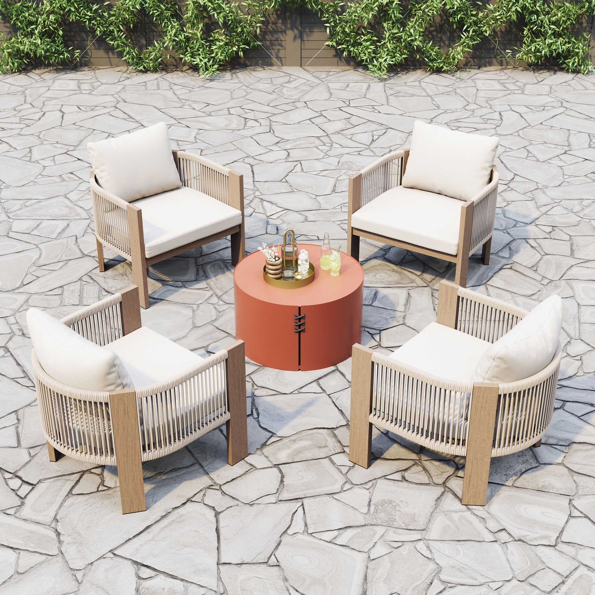 Rebel Accent Chair Beige - Disselt Designs