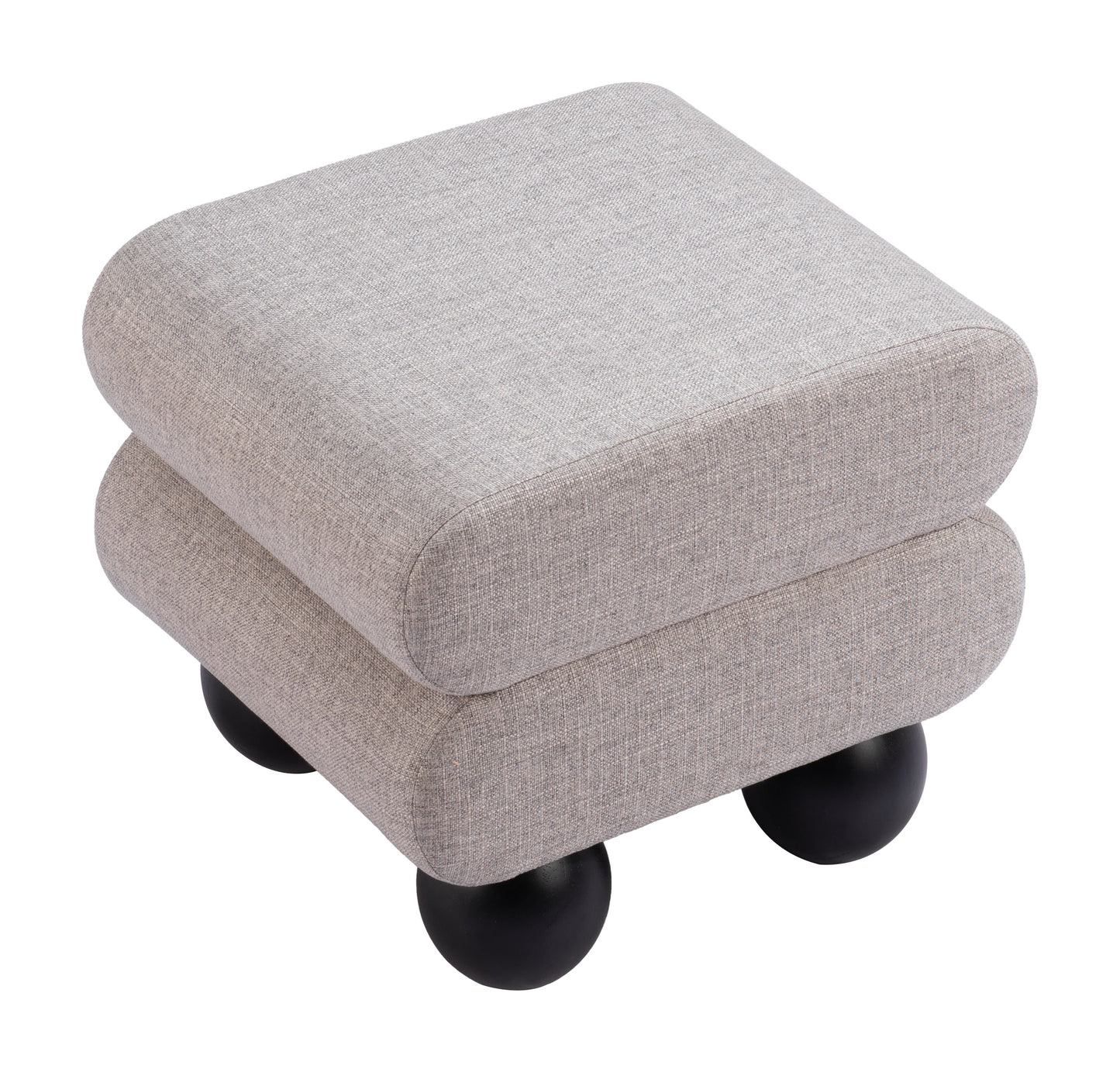 Davao Ottoman Gray - Disselt Designs
