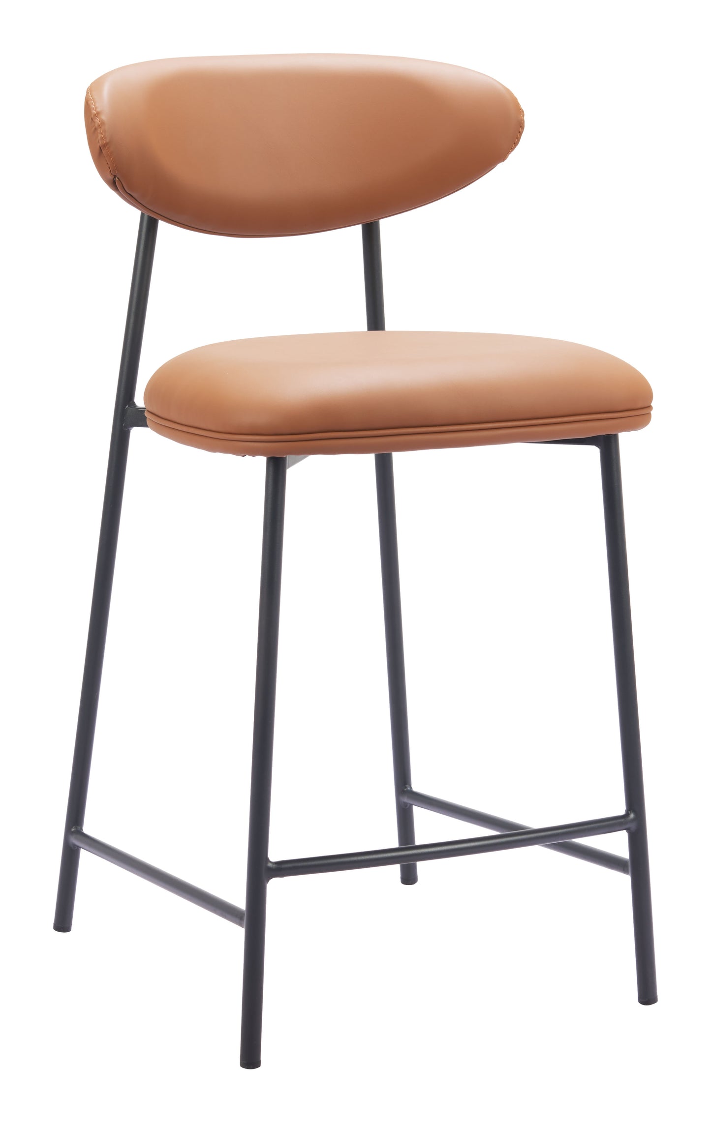 Rorun Counter Stool (Set of 2) Brown - Disselt Designs