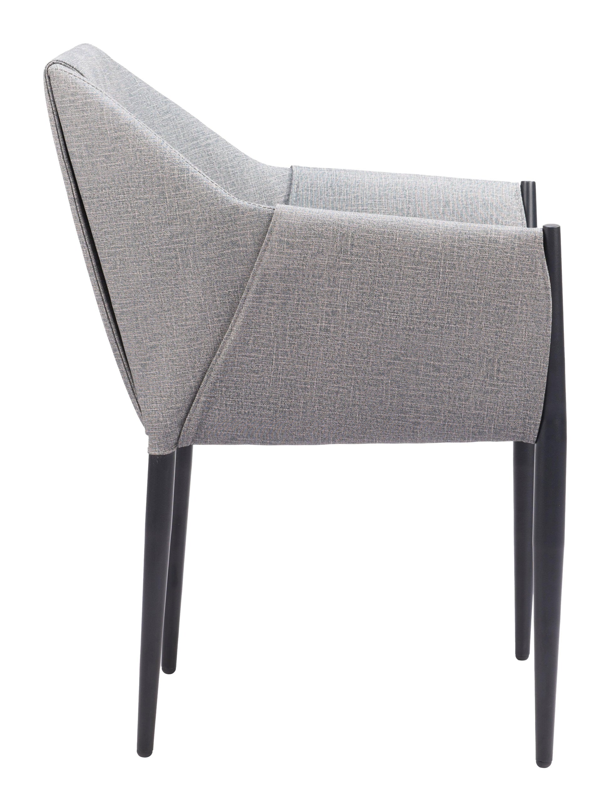 Andover Dining Chair (Set of 2) Slate Gray - Disselt Designs