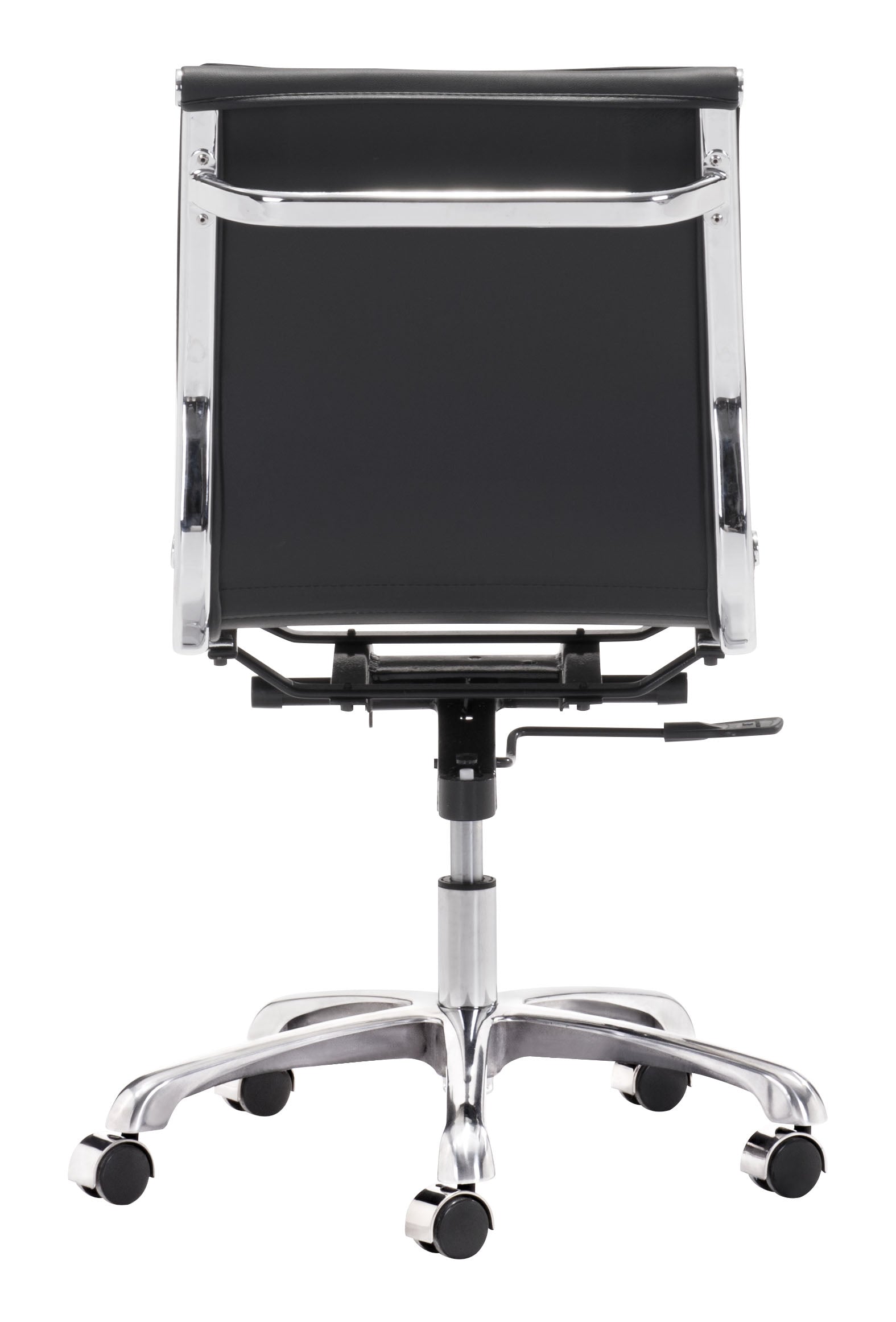 Lider Plus Armless Office Chair Black - Disselt Designs