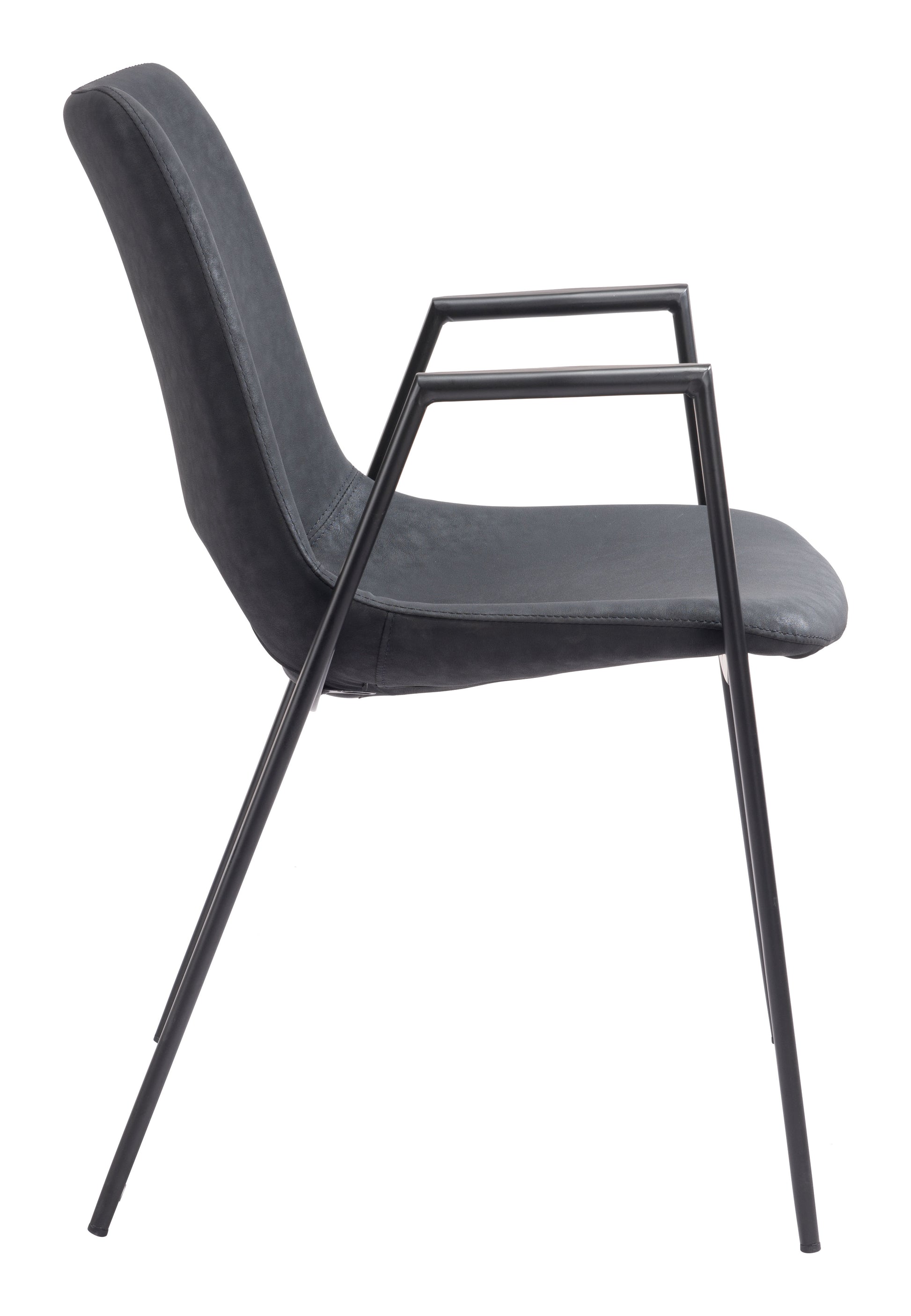 Desi Dining Chair (Set of 2) Black - Disselt Designs
