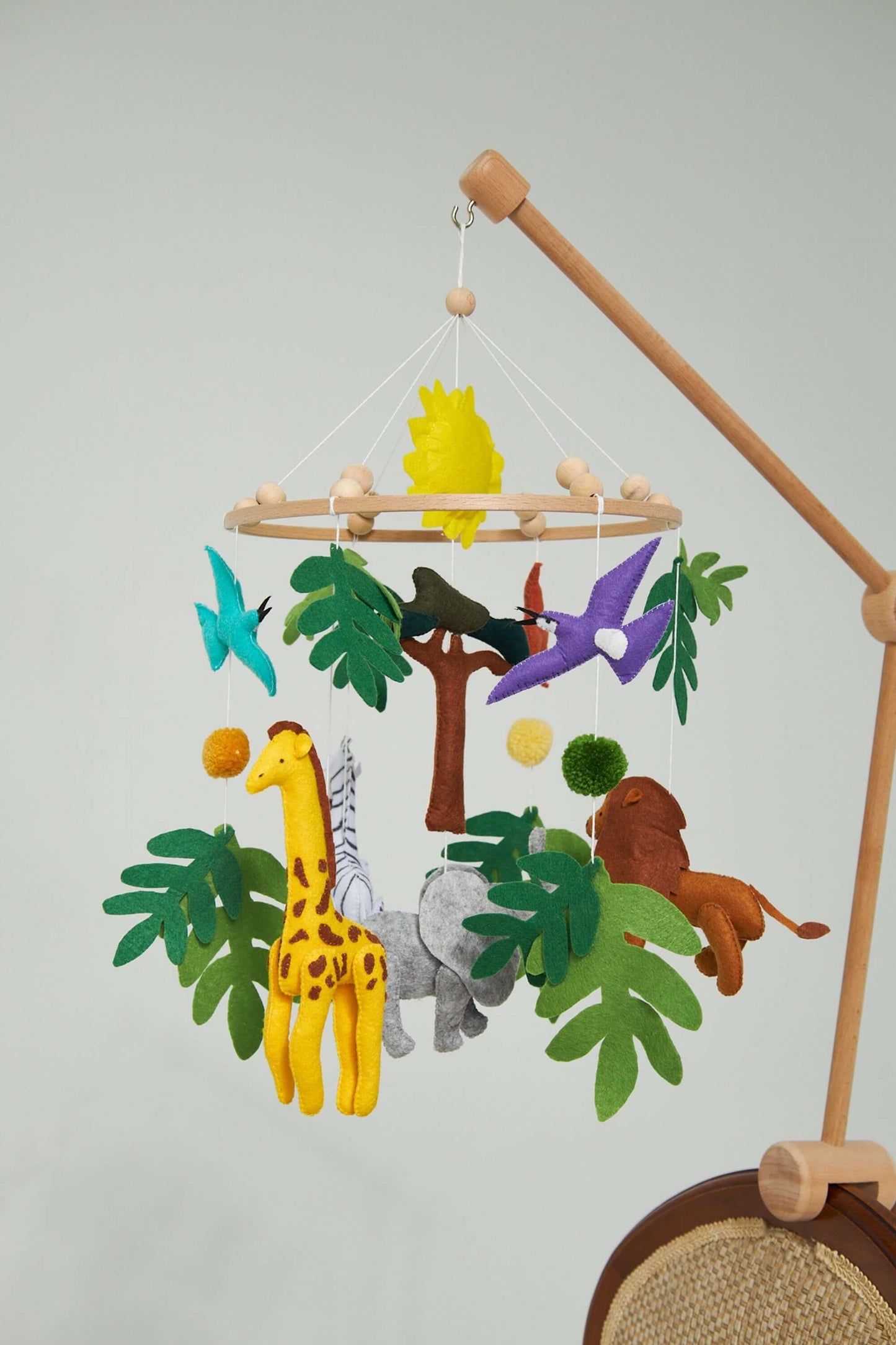 KIDS JUNGLE | Montessori Baby Mobile Set - Disselt Designs