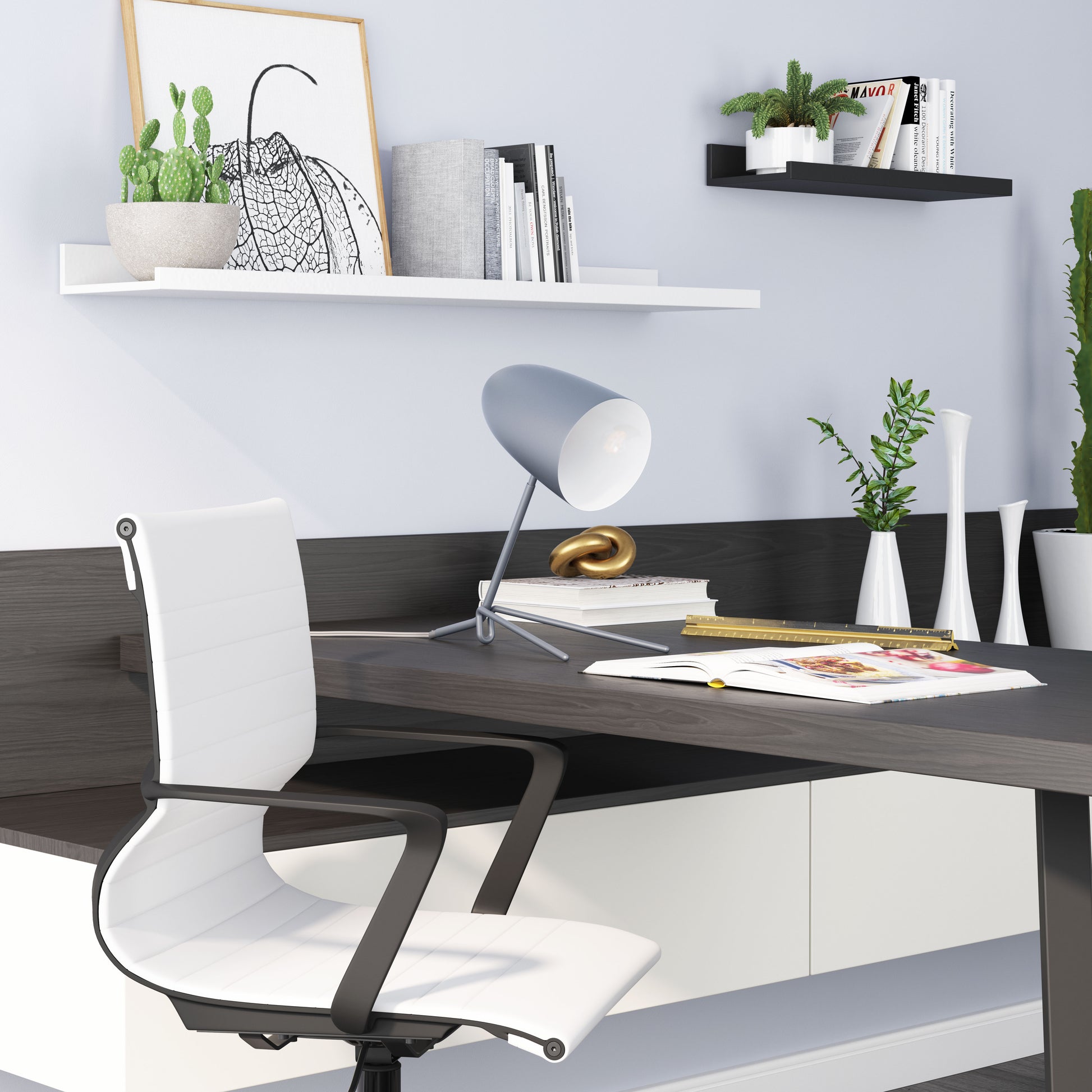 Jamison Table Lamp Gray - Disselt Designs