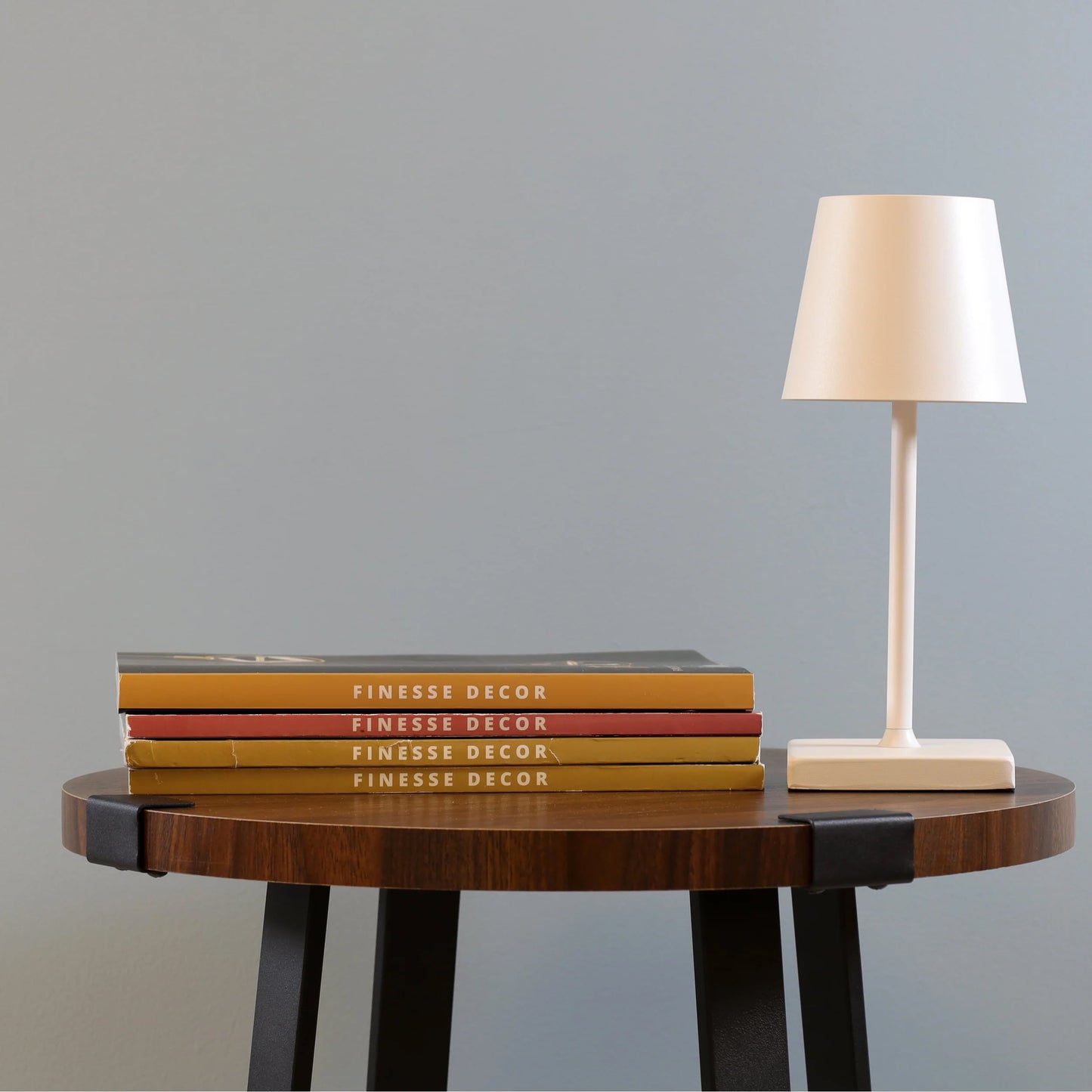 Beam Column Rechargeable Table Lamp // White - Disselt Designs
