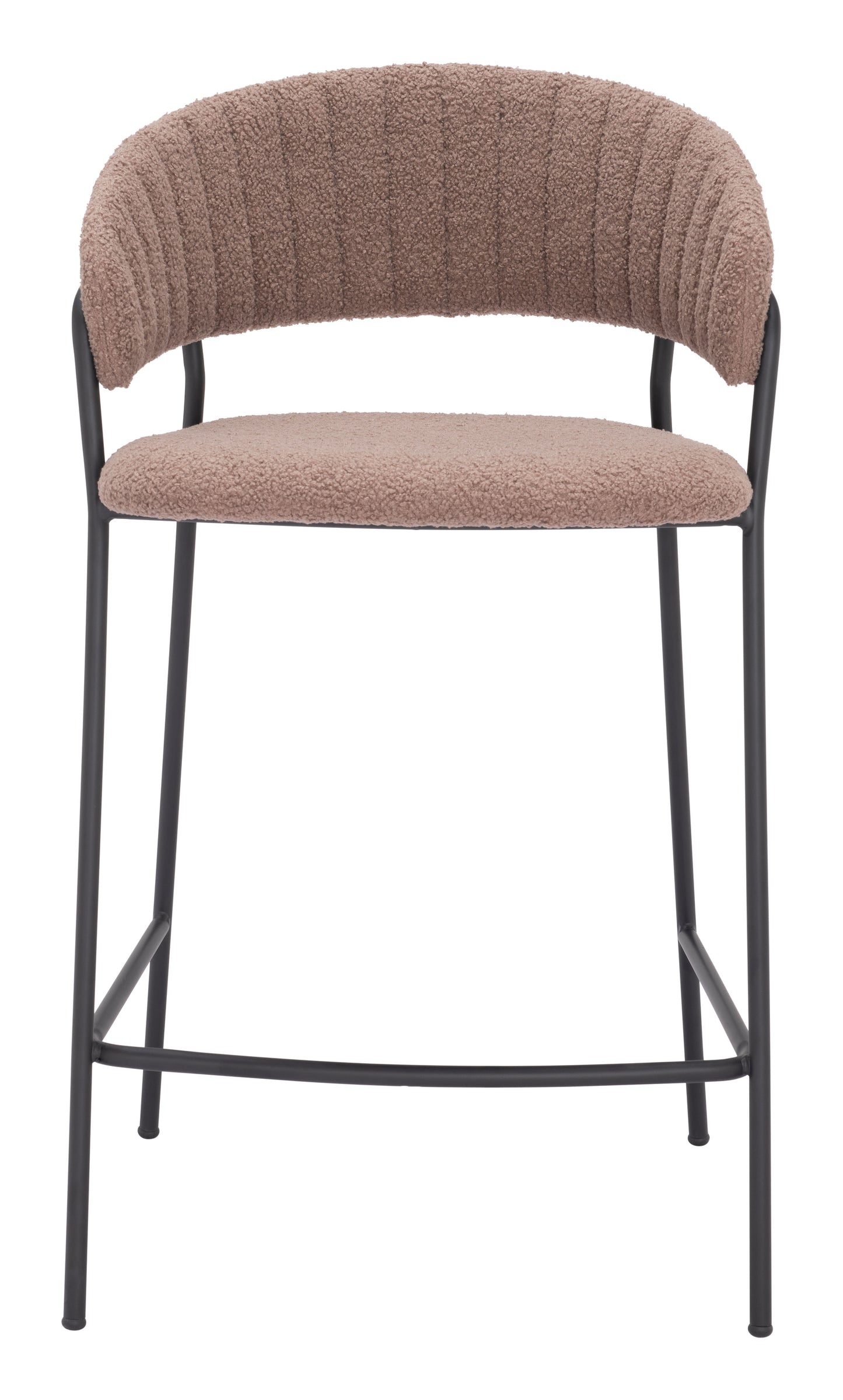 Josephine Counter Stool (Set of 2) Brown - Disselt Designs