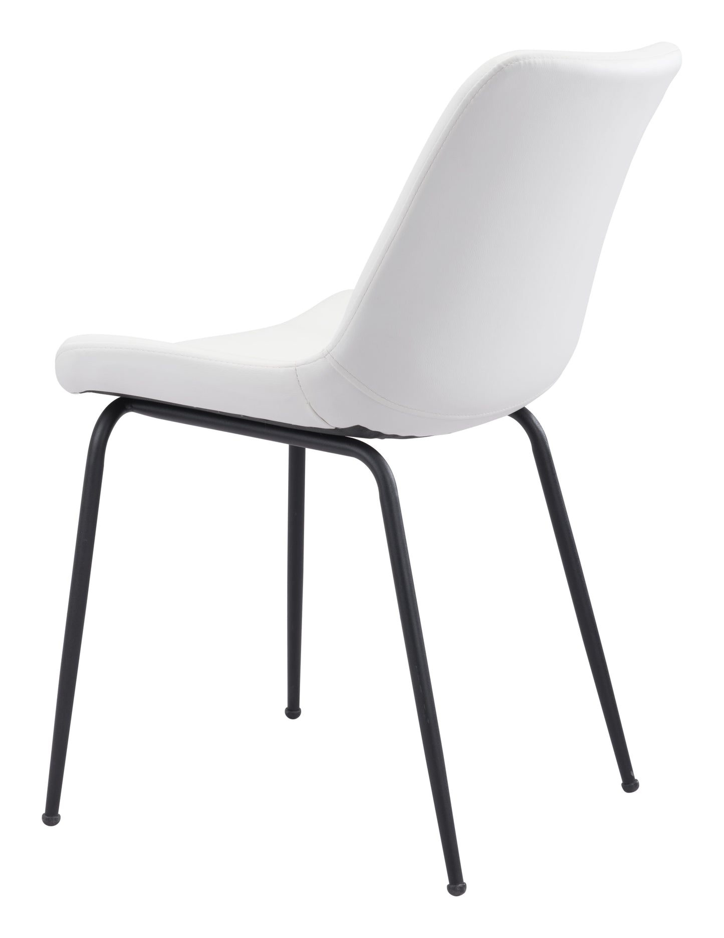 Byron Dining Chair (Set of 2) White - Disselt Designs