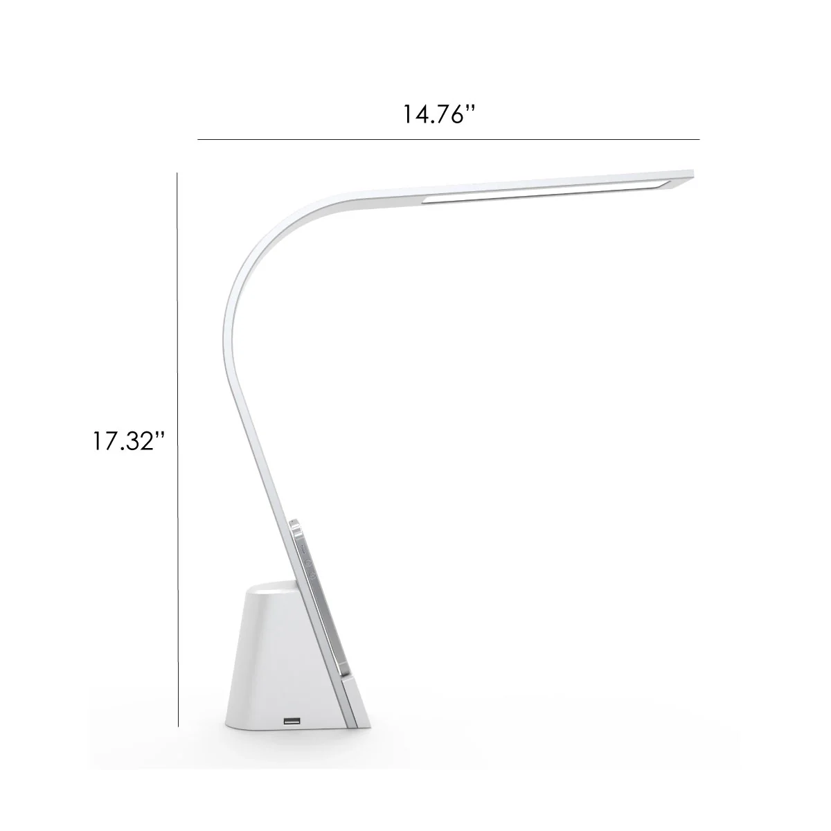Brooklyn AURA LED Task Light (Wireless Qi™ Charging) - Disselt Designs