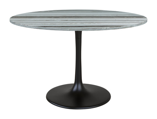 Central City Dining Table Gray & Black - Disselt Designs