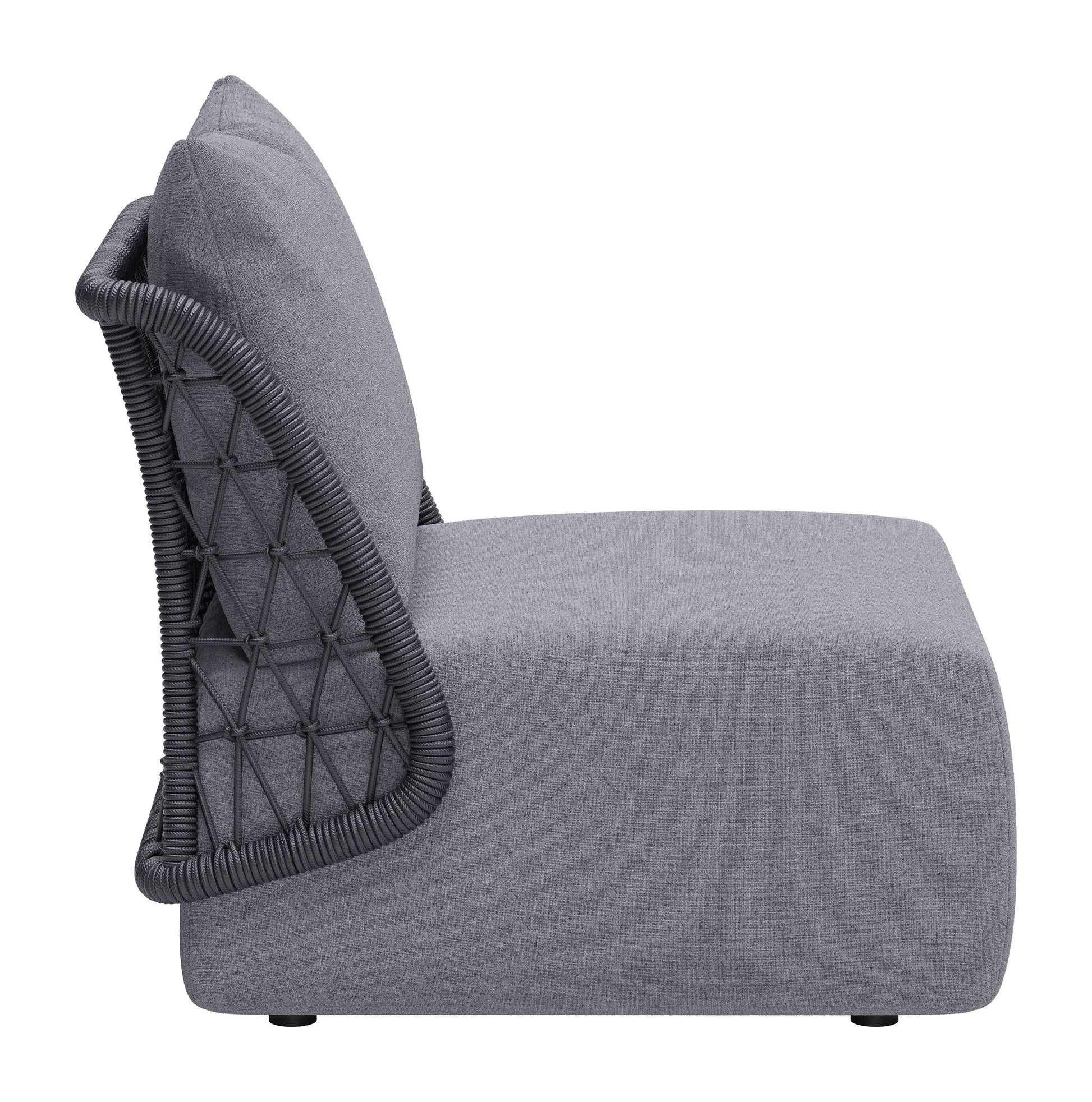 Mekan Accent Chair Gray - Disselt Designs
