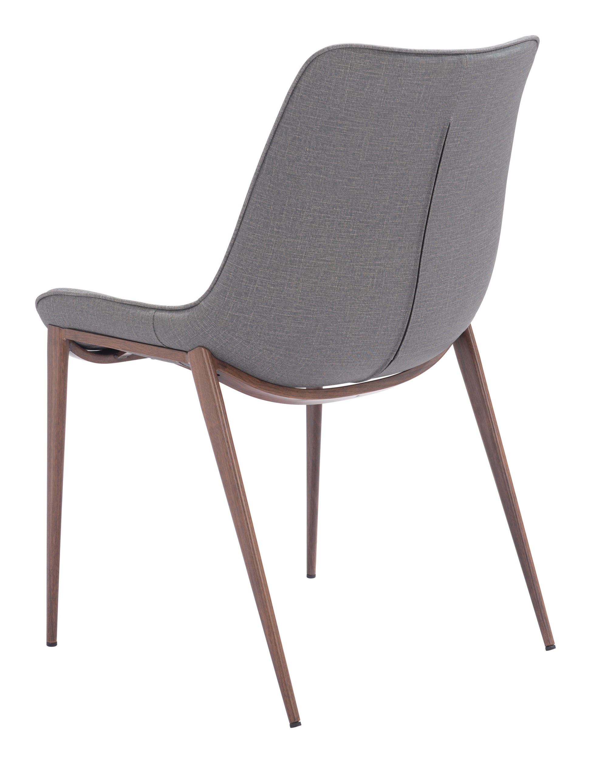 Magnus Dining Chair (Set of 2) Slate Gray & Walnut - Disselt Designs