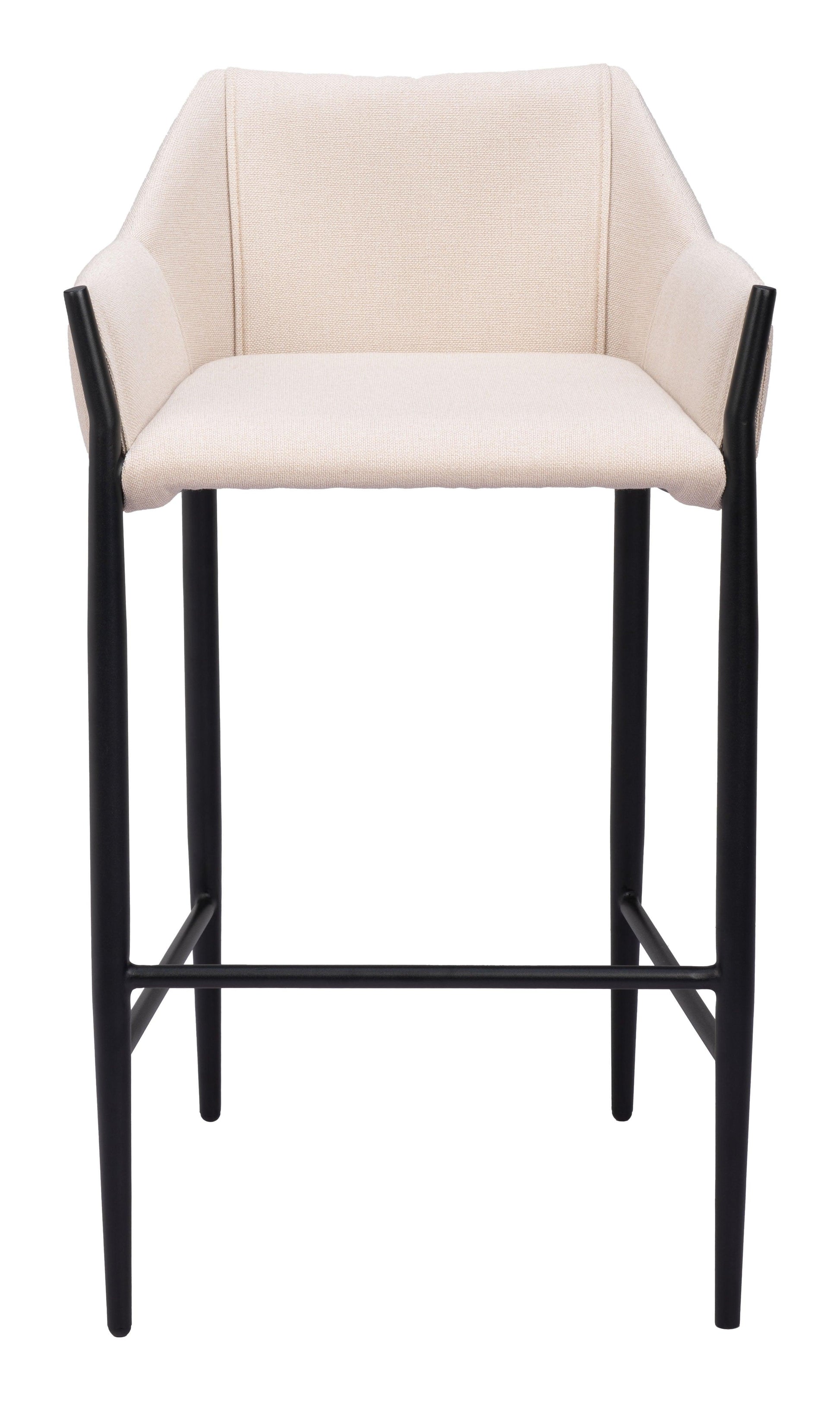 Andover Barstool Beige - Disselt Designs