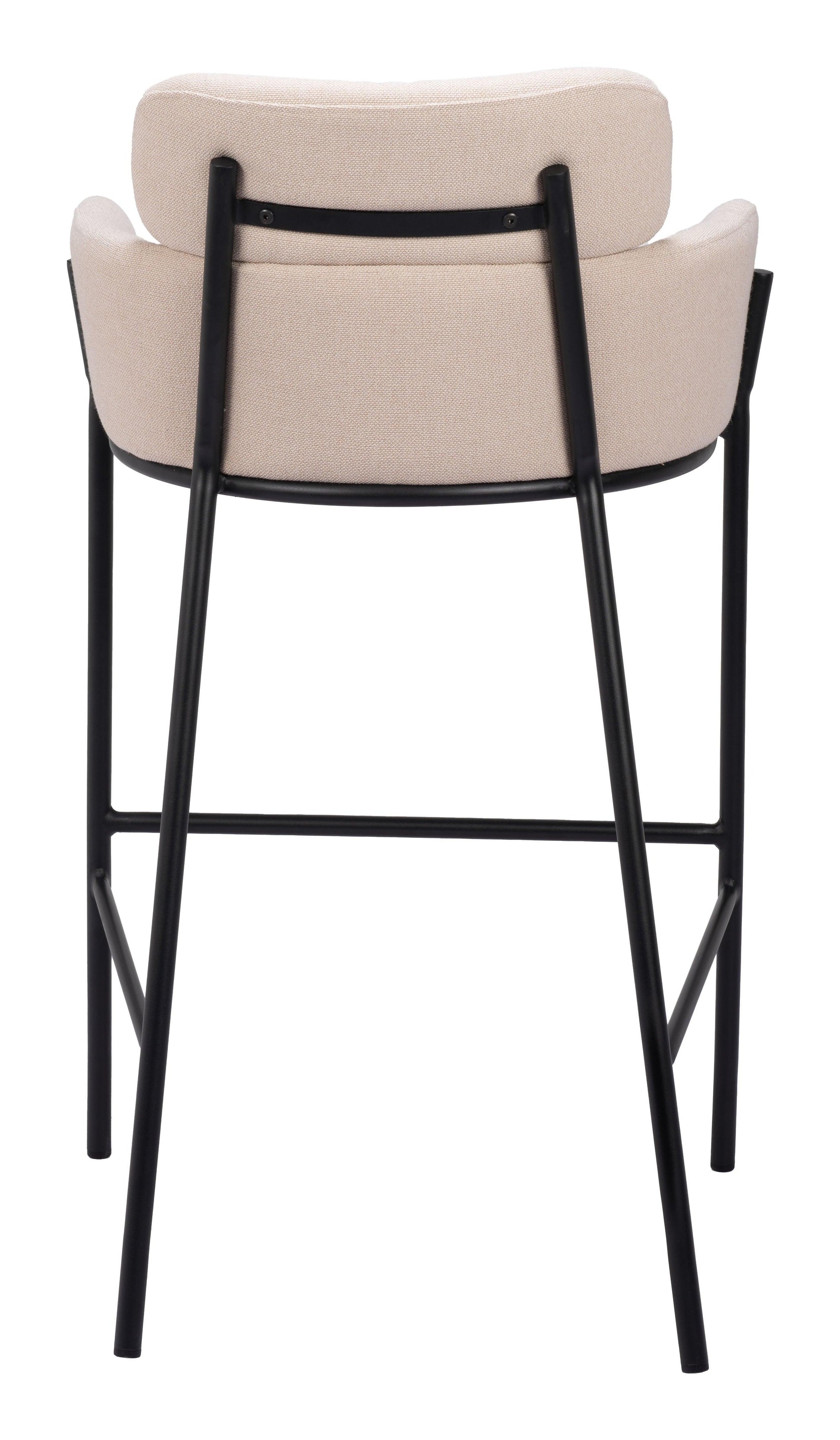 Bremor Barstool Beige - Disselt Designs