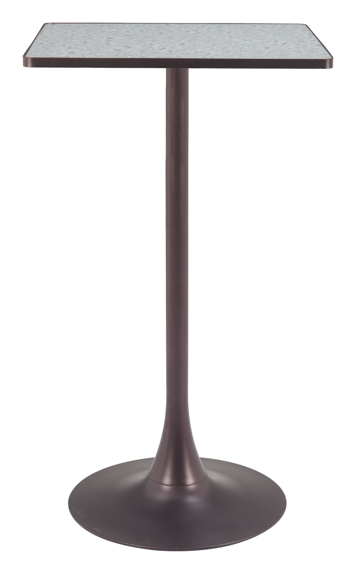 Spot Bar Table Gray & Bronze - Disselt Designs