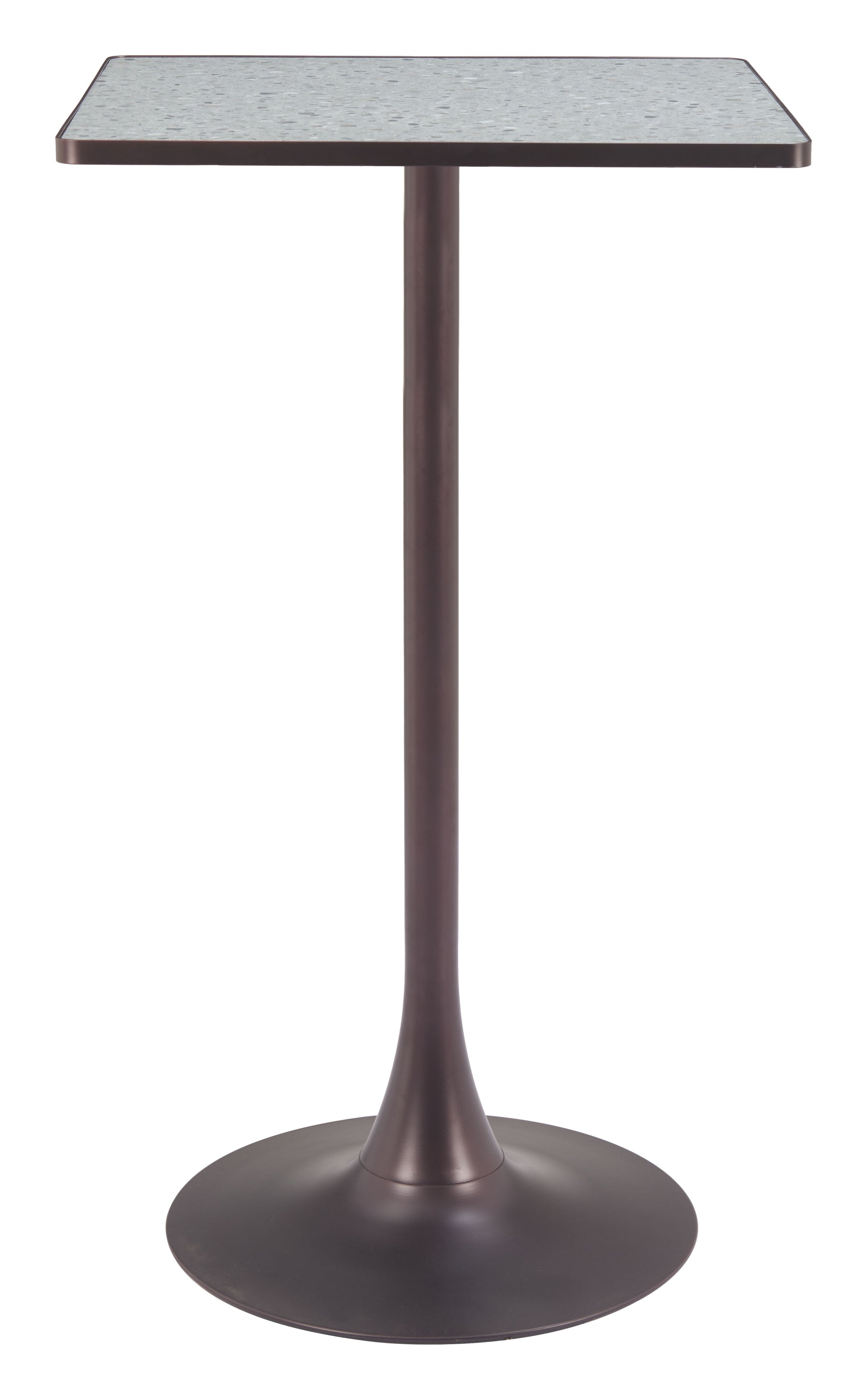 Spot Bar Table Gray & Bronze - Disselt Designs