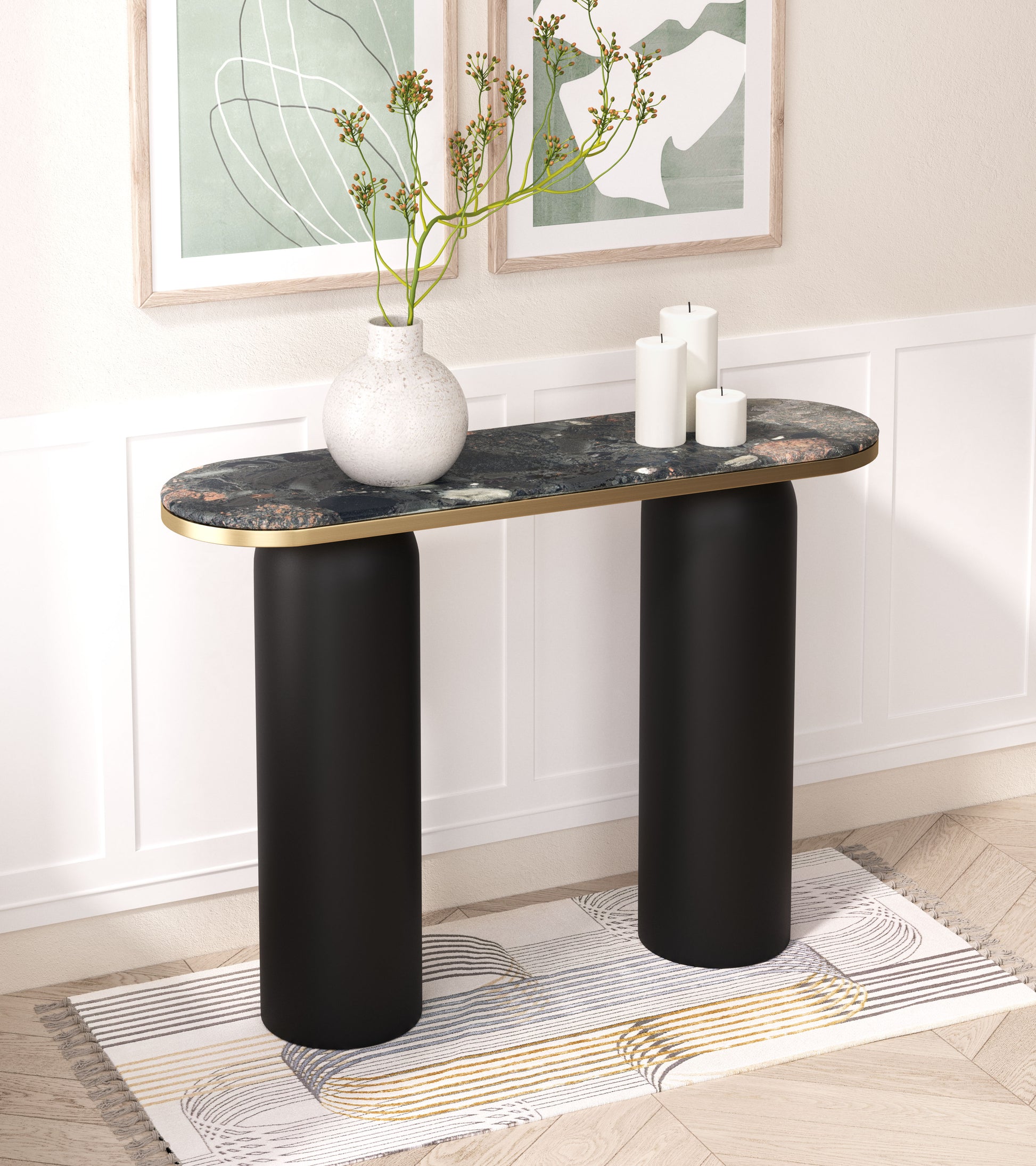 Luxor Console Table Multicolor - Disselt Designs