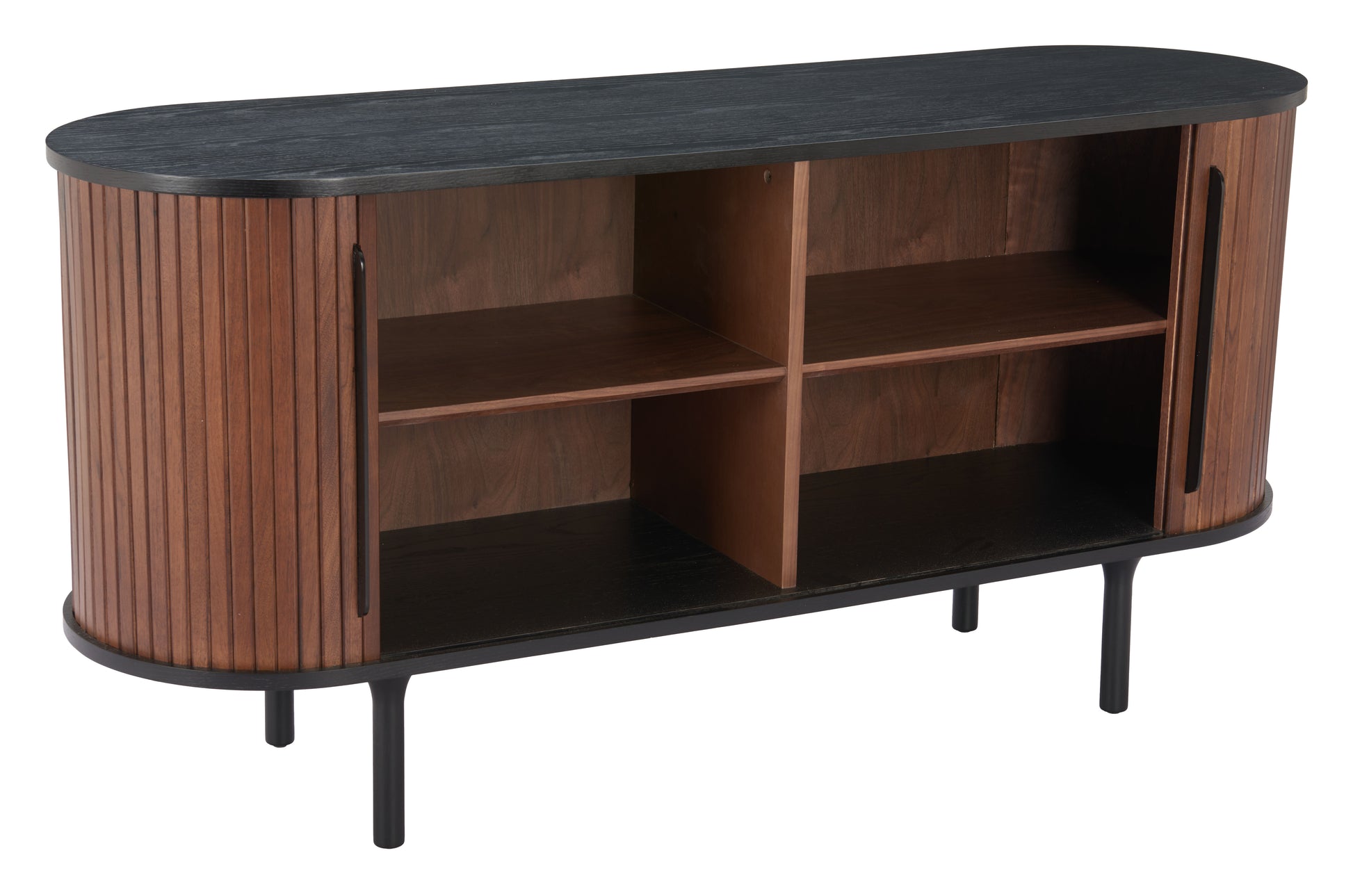 Koriana Sideboard Black & Walnut - Disselt Designs