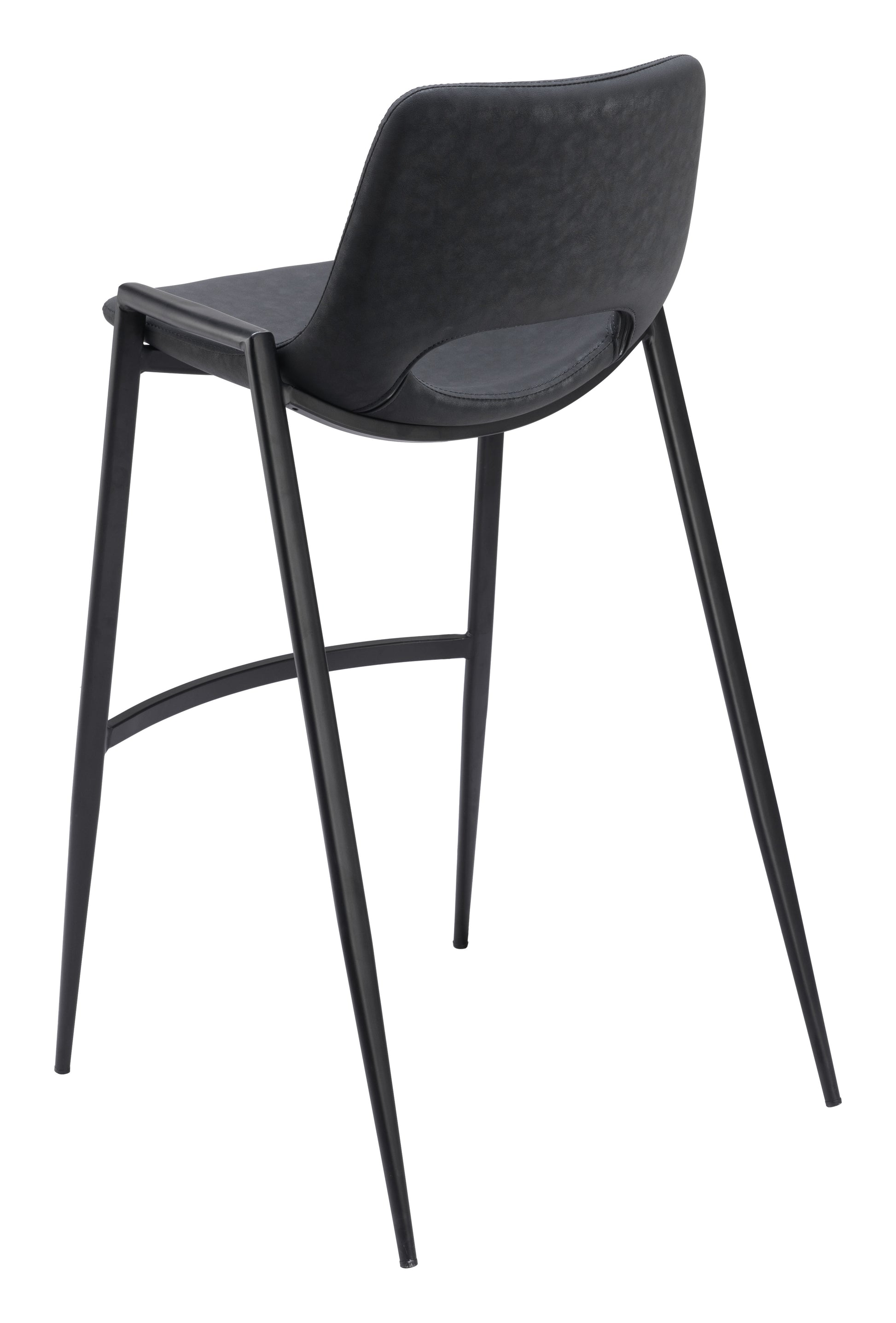 Desi Barstool (Set of 2) Black - Disselt Designs