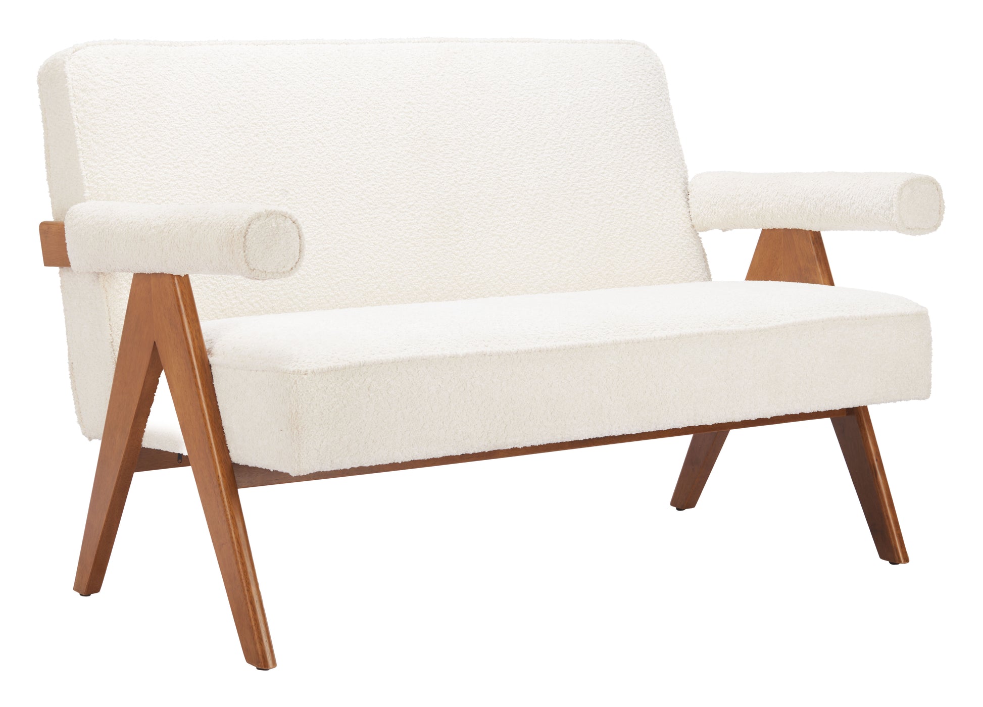 Encanto Loveseat Ivory - Disselt Designs