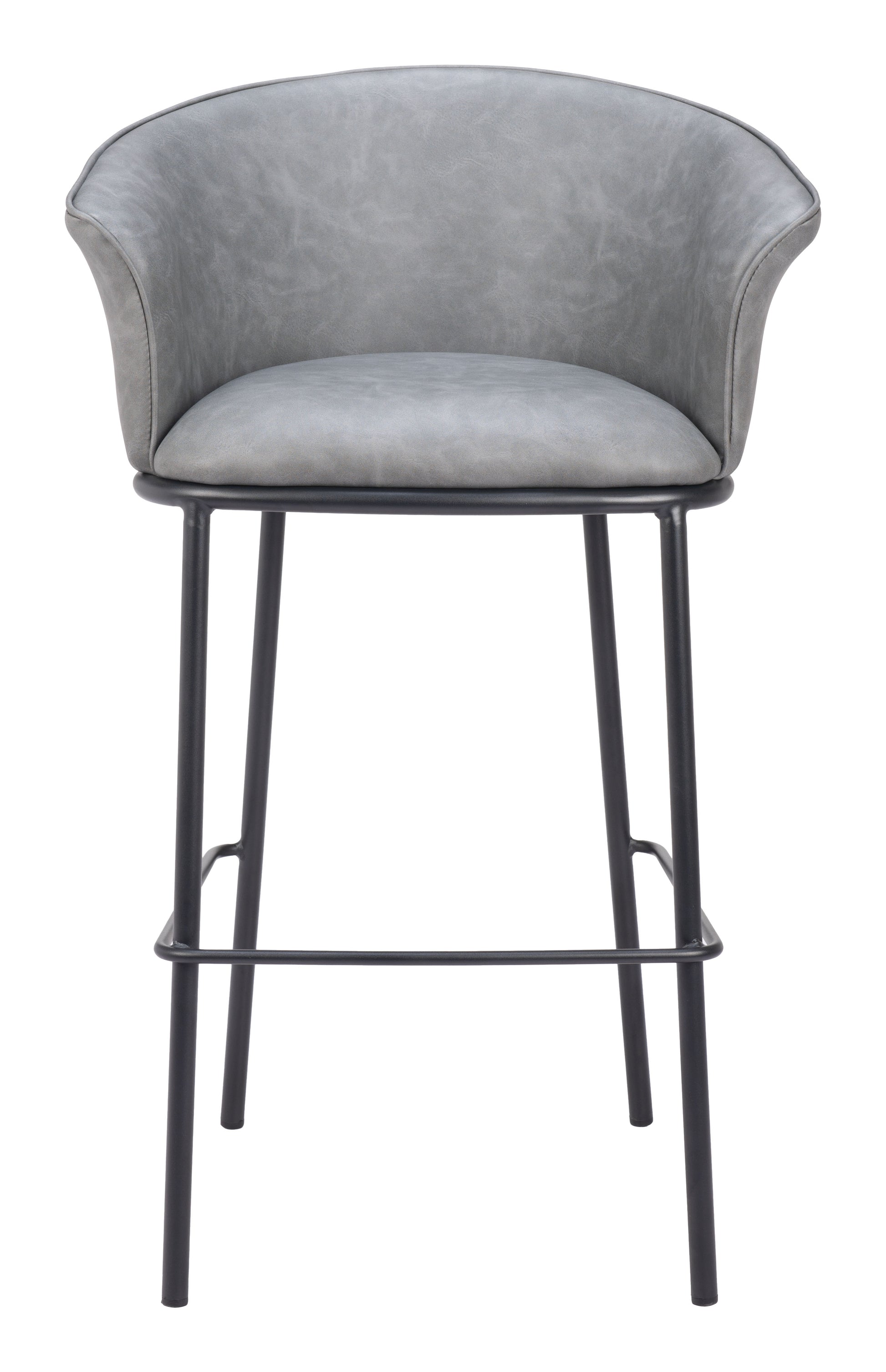 Garston Barstool Gray - Disselt Designs