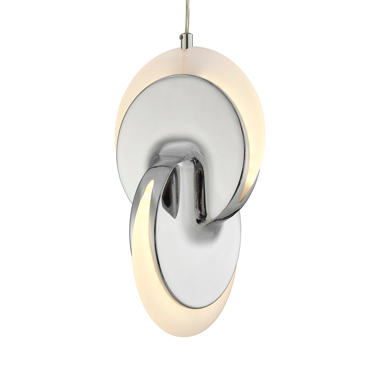 Deuterium Pendant // Chrome - Disselt Designs