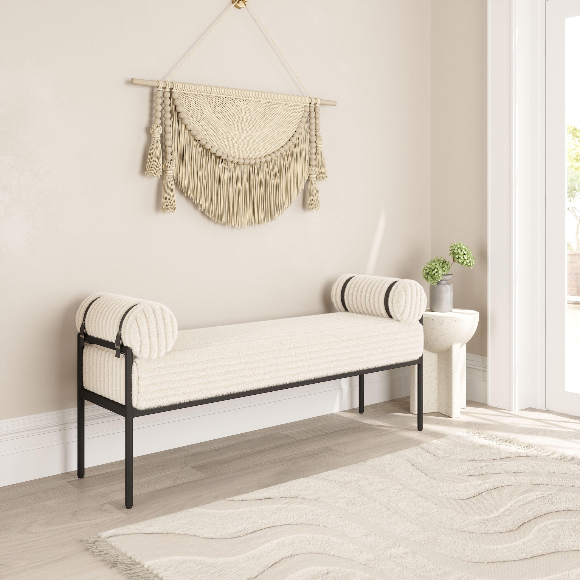 Barrow Bench Cream - Disselt Designs