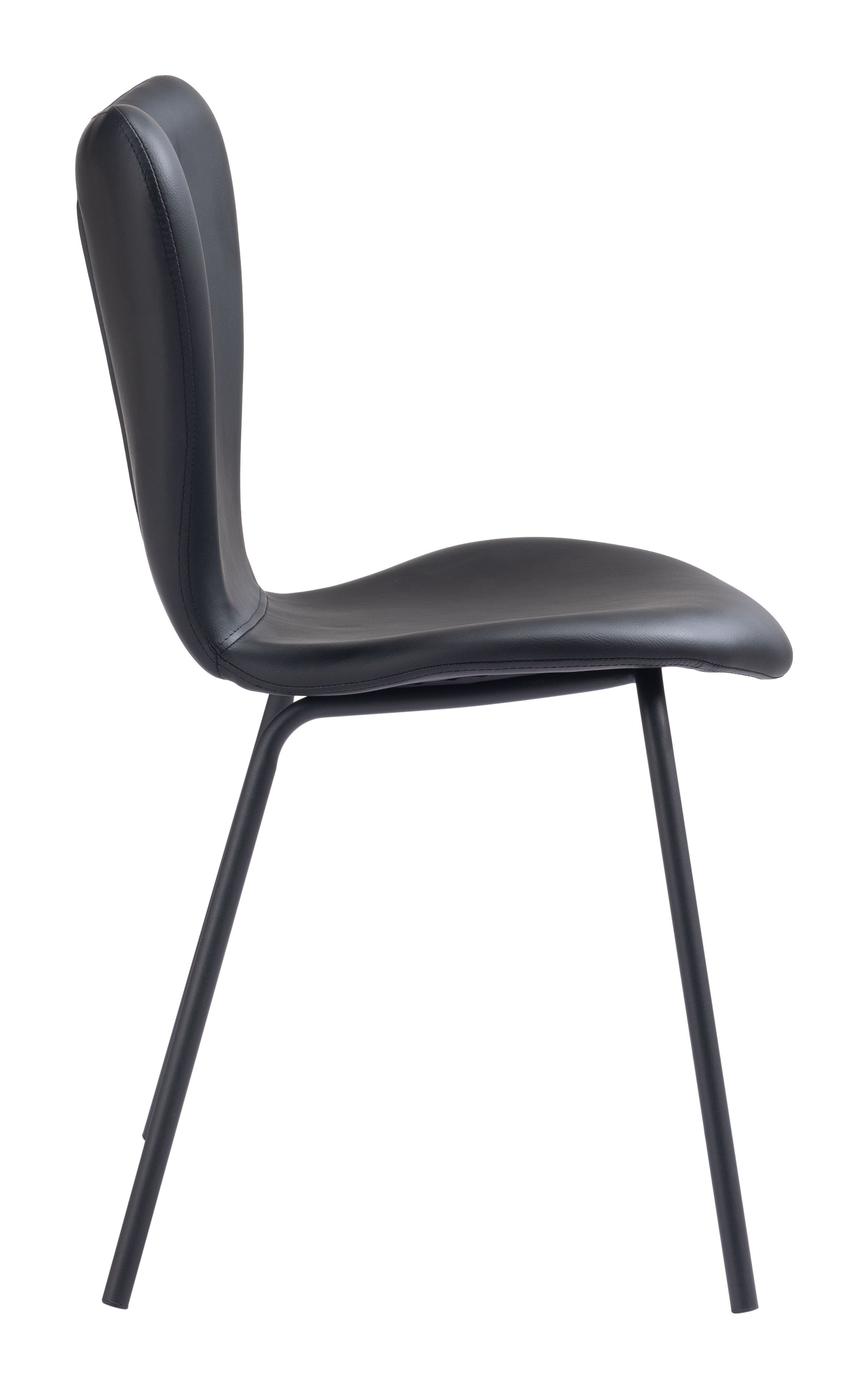 Torlo Dining Chair (Set of 2) Black - Disselt Designs