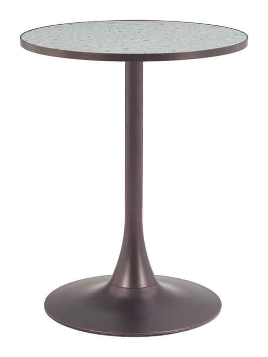 Bite Bistro Table Gray & Bronze - Disselt Designs