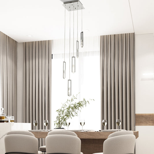 Elysian 5 Light Chandelier // Chrome - Disselt Designs