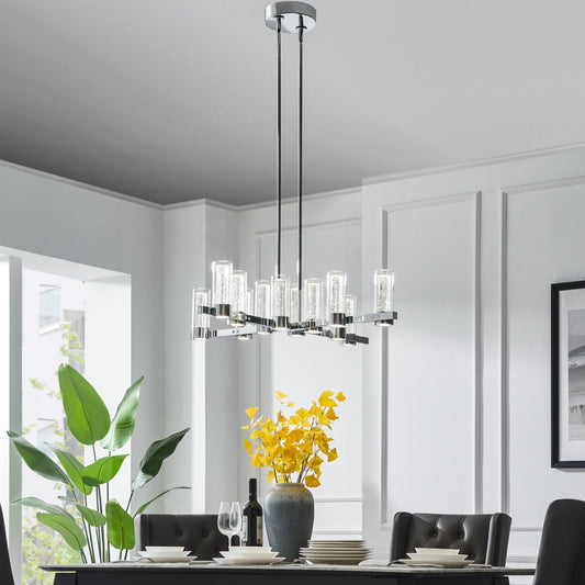 Victory 12 Light Chandelier // Chrome - Disselt Designs