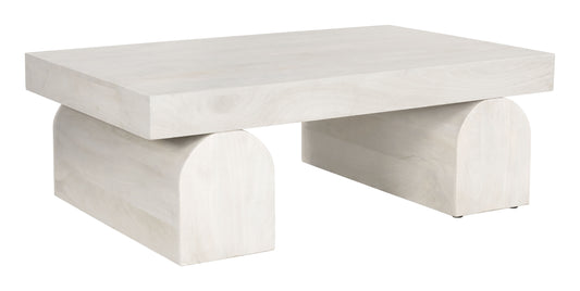 Kiel Coffee Table Whitewashed - Disselt Designs