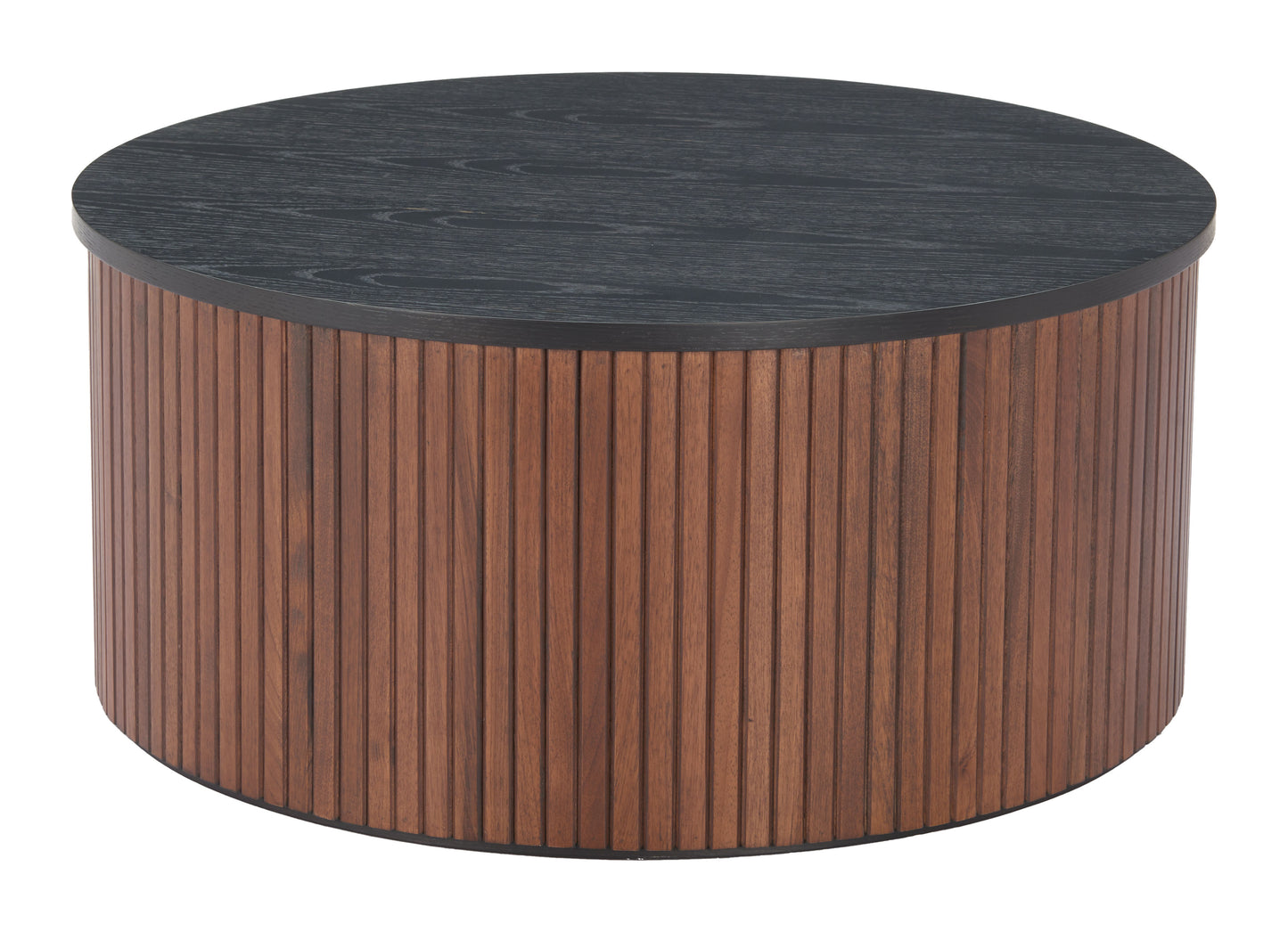 Nejaus Coffee Table Black & Walnut - Disselt Designs
