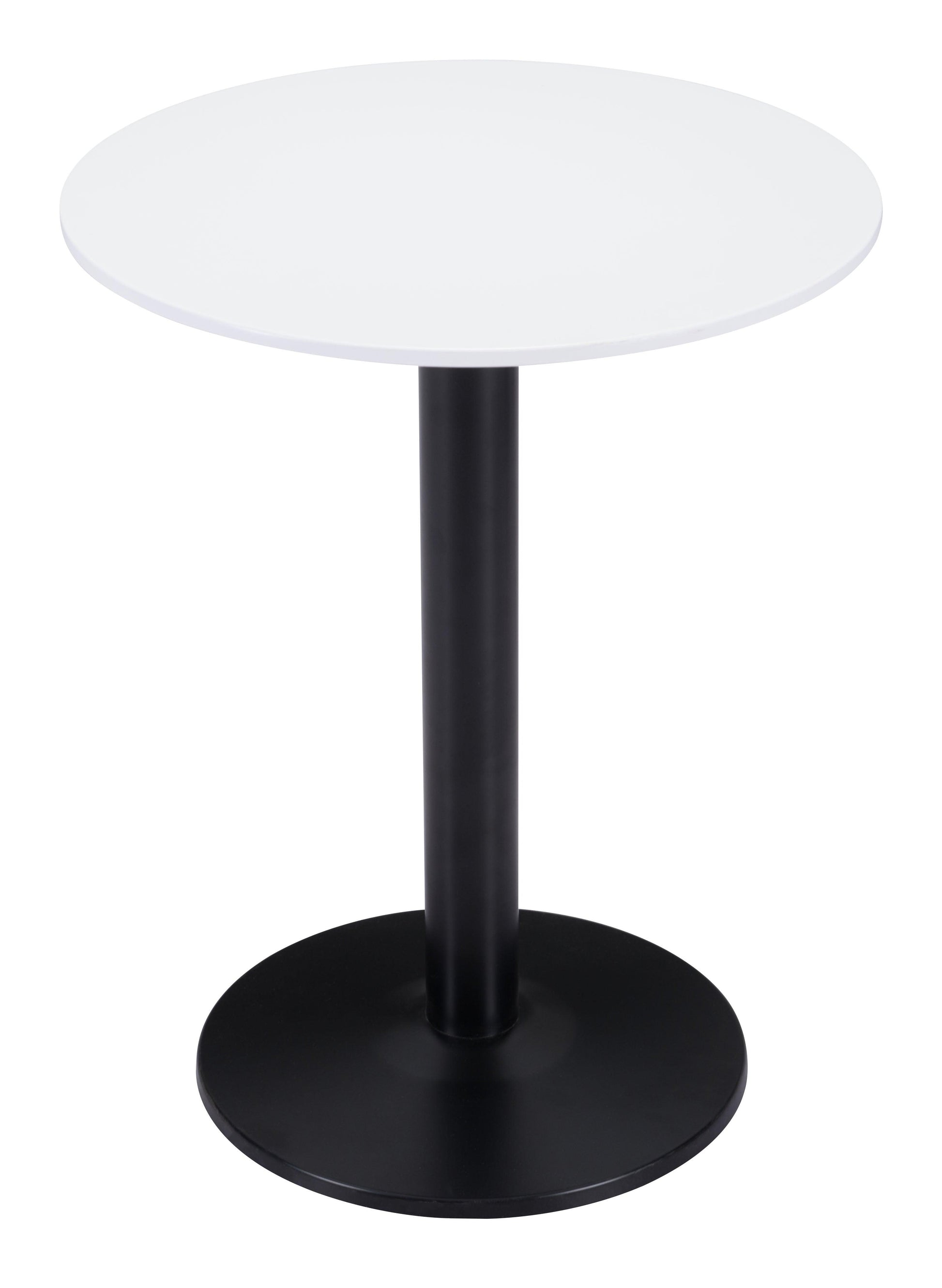 Alto Bistro Table White & Black - Disselt Designs