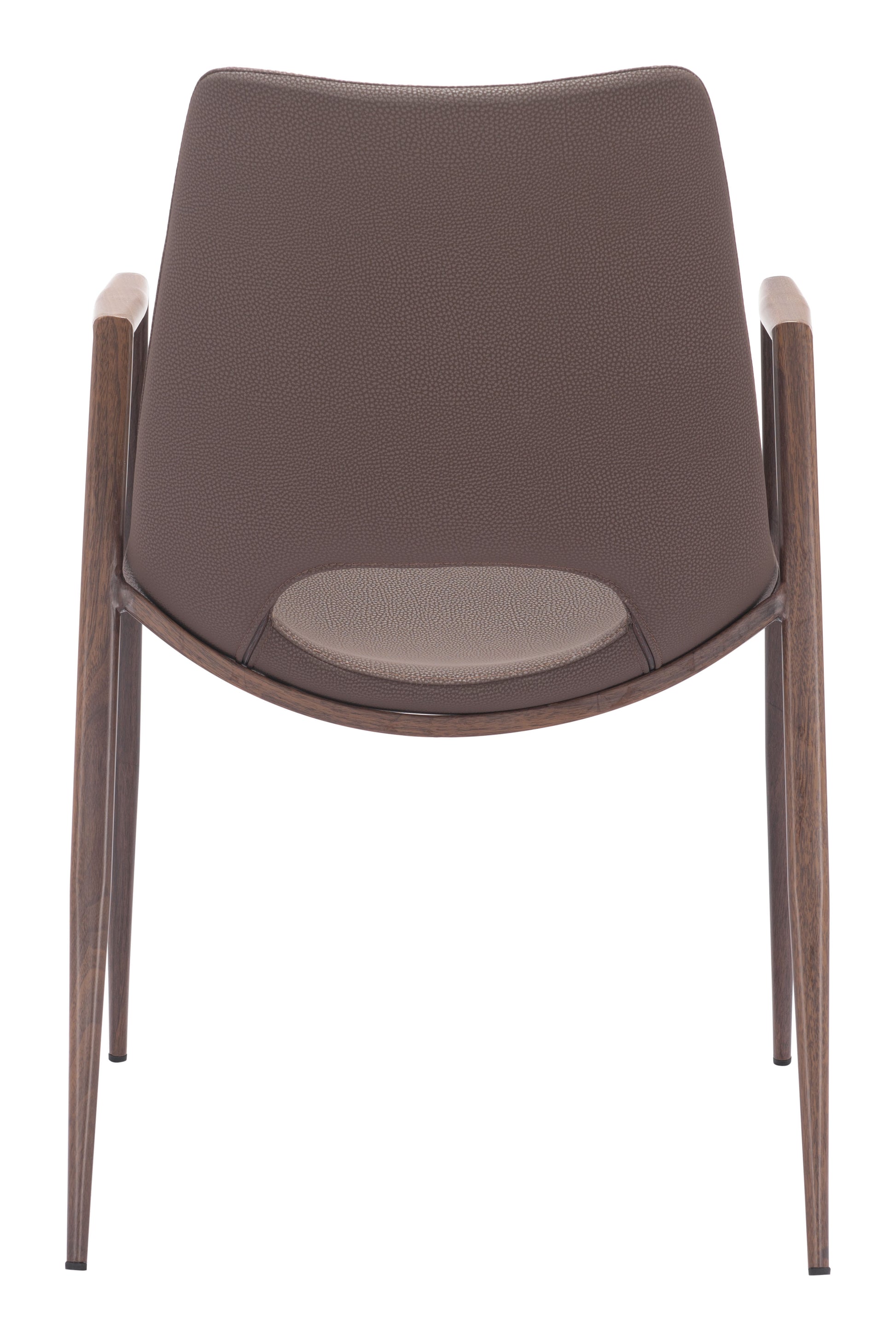 Desi Dining Chair (Set of 2) Brown & Walnut - Disselt Designs