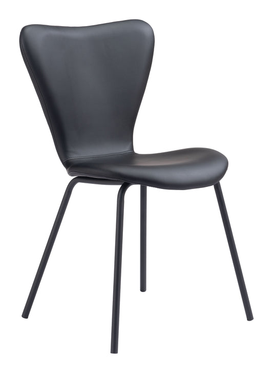 Torlo Dining Chair (Set of 2) Black - Disselt Designs