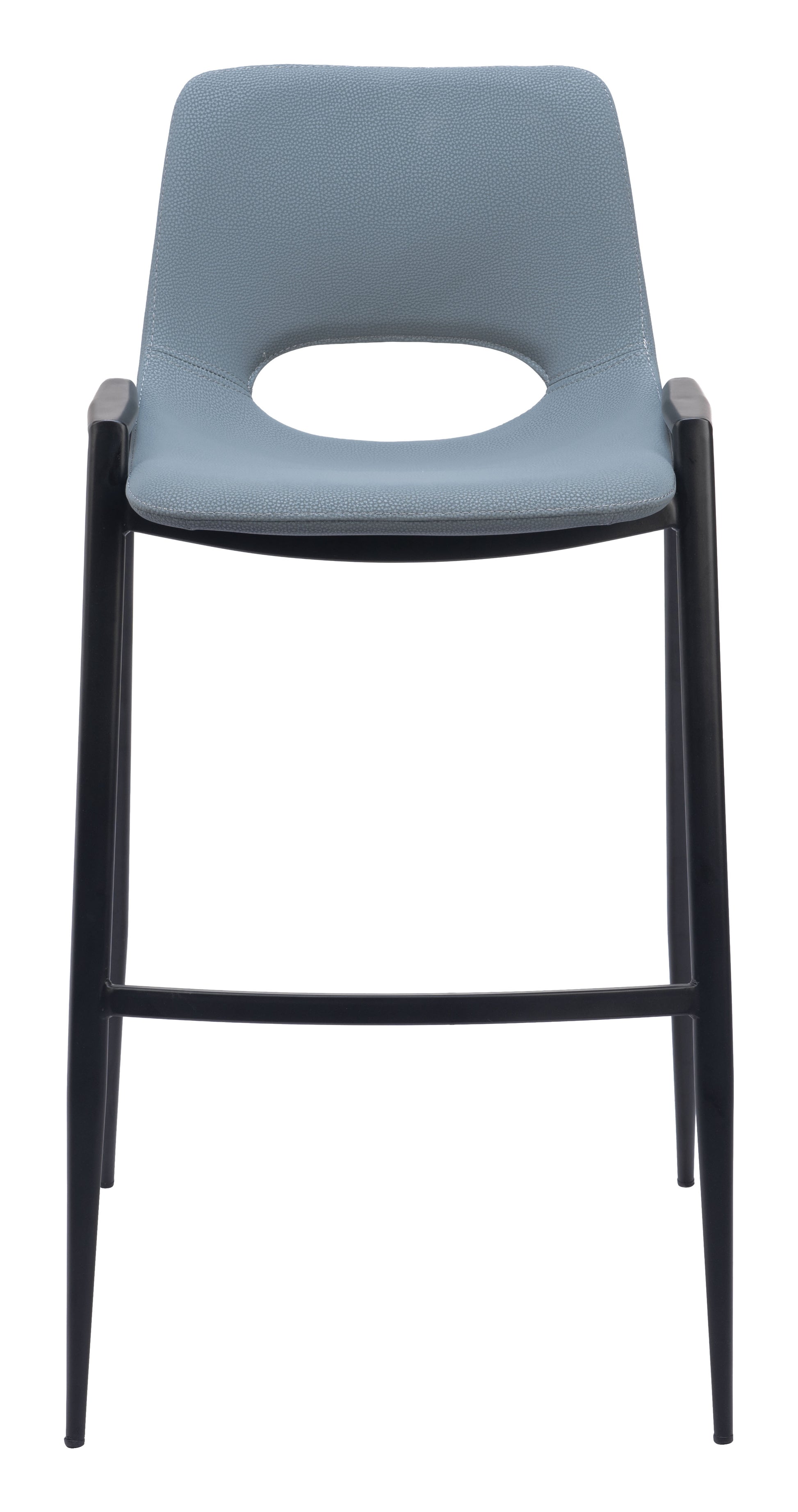 Desi Barstool (Set of 2) Azure Gray - Disselt Designs
