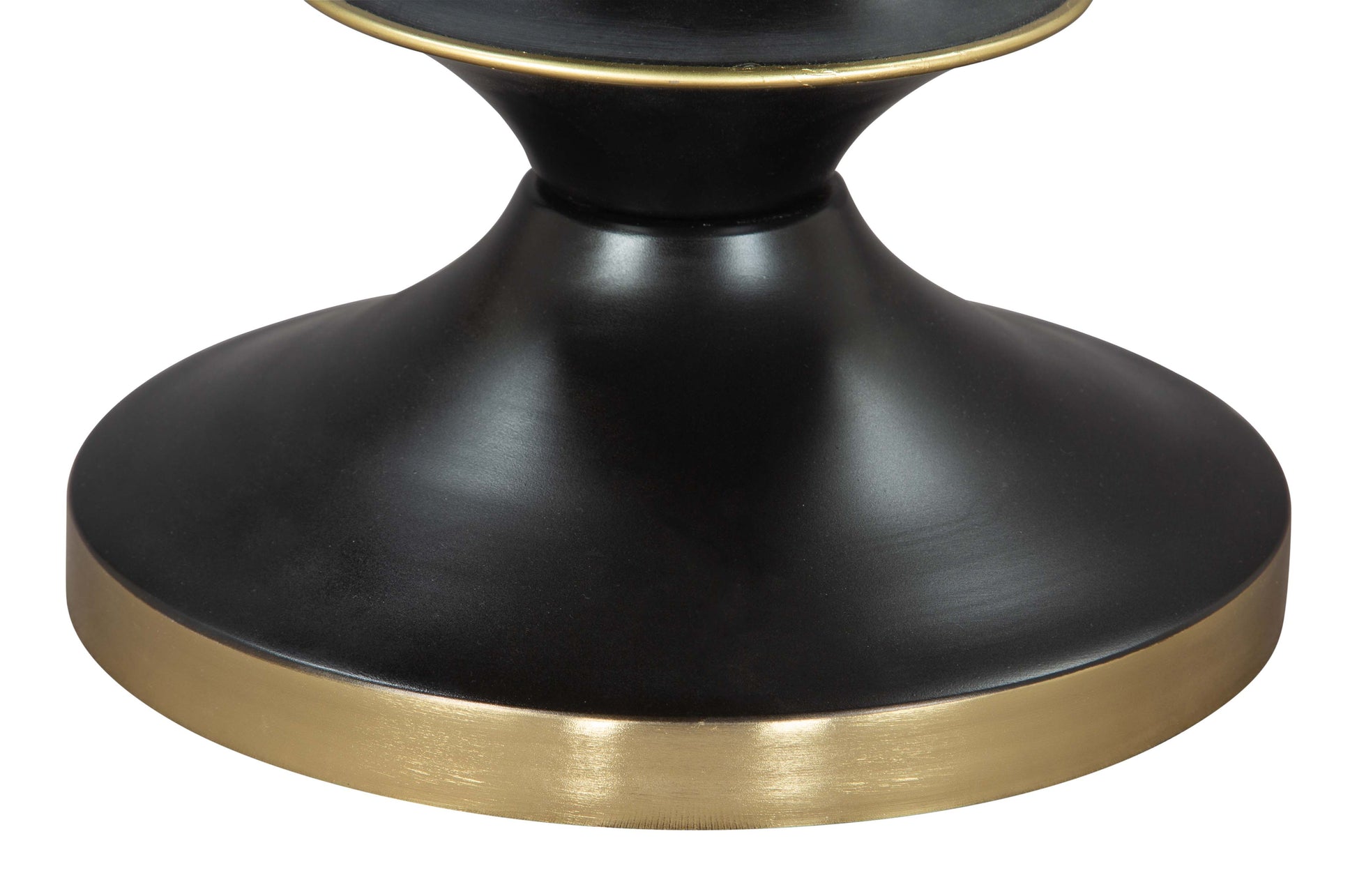 Donahue Side Table Gold & Black - Disselt Designs