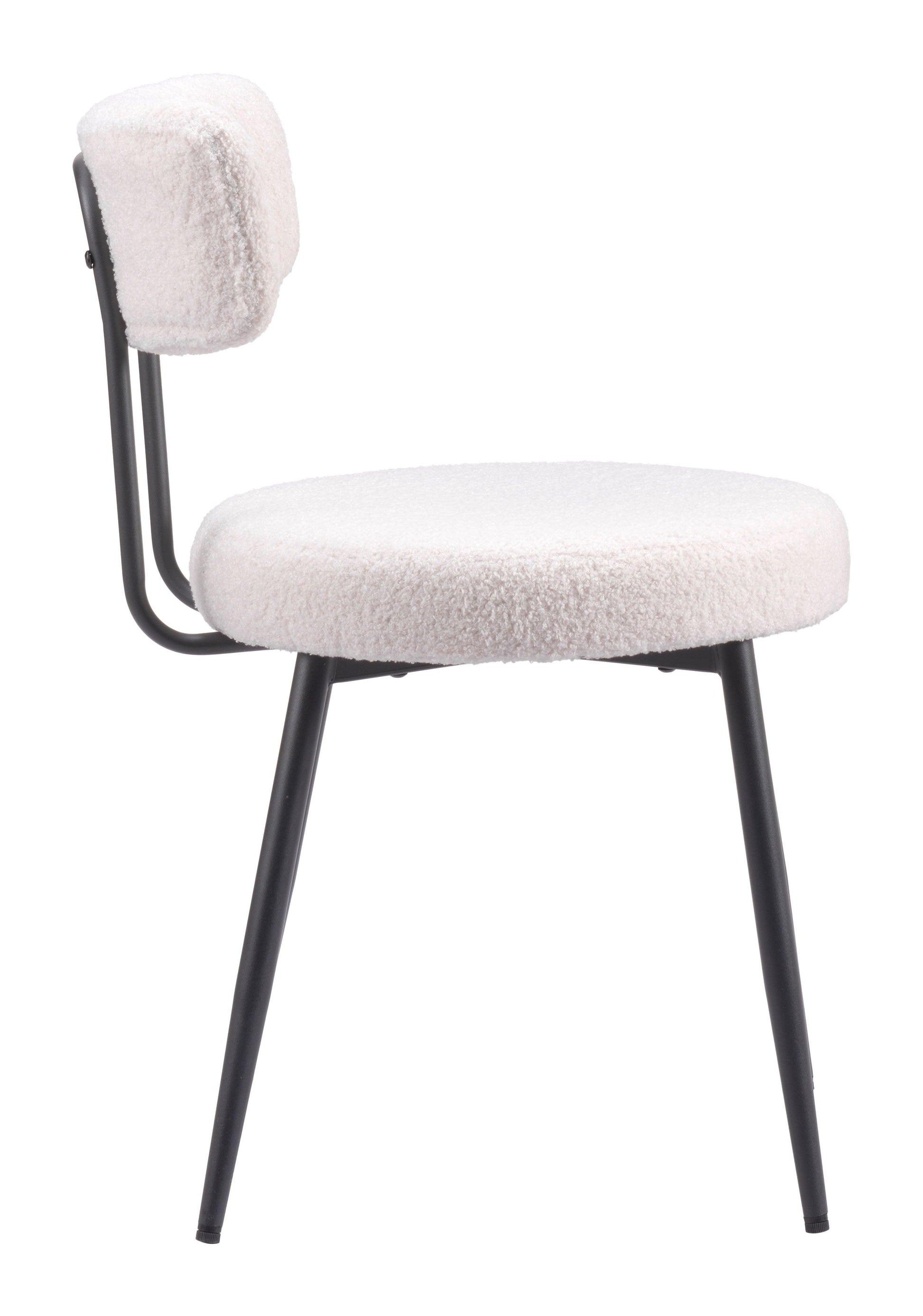 Blanca Dining Chair (Set of 2) Ivory - Disselt Designs