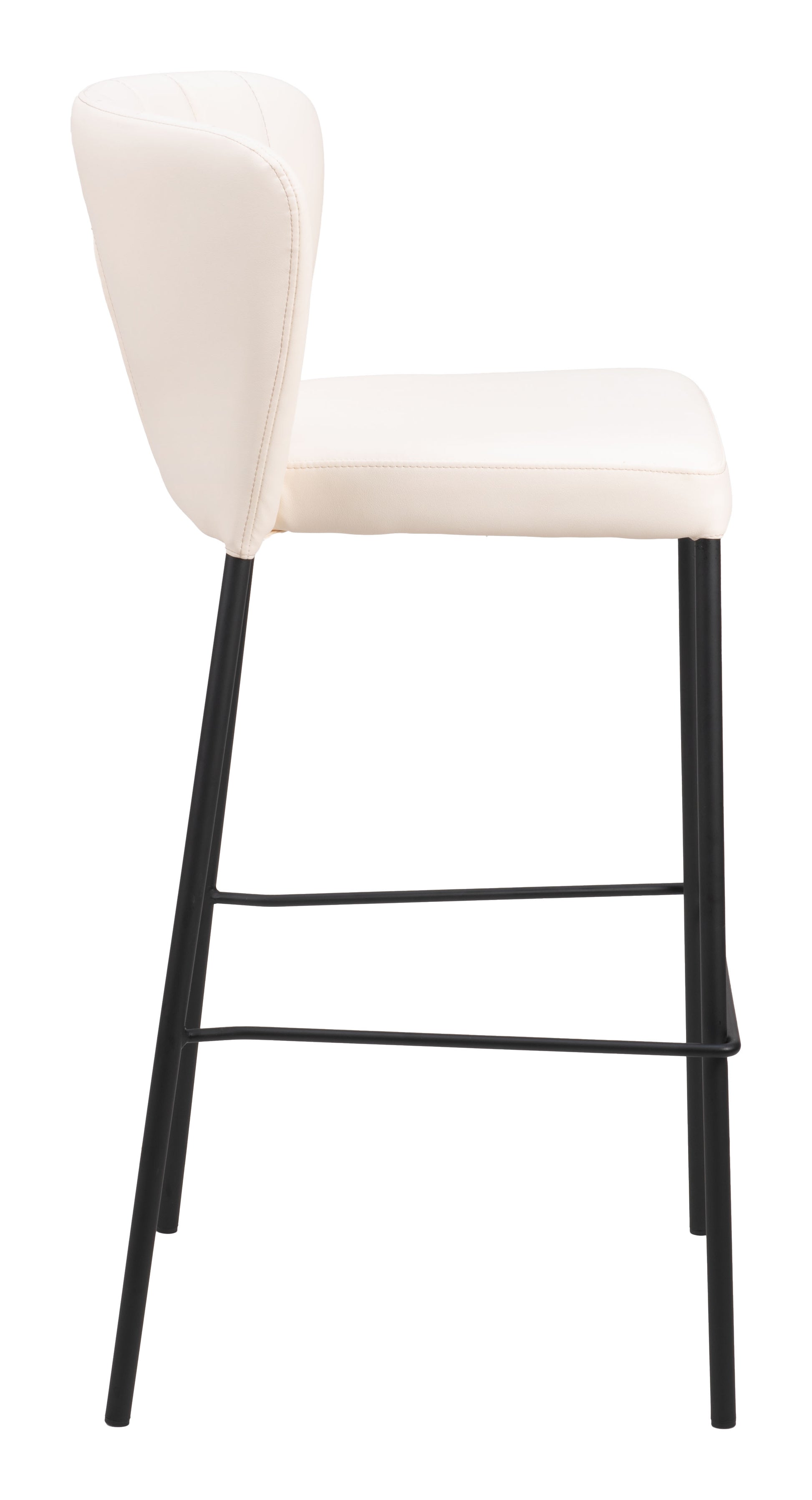Linz Barstool (Set of 2) Cream - Disselt Designs