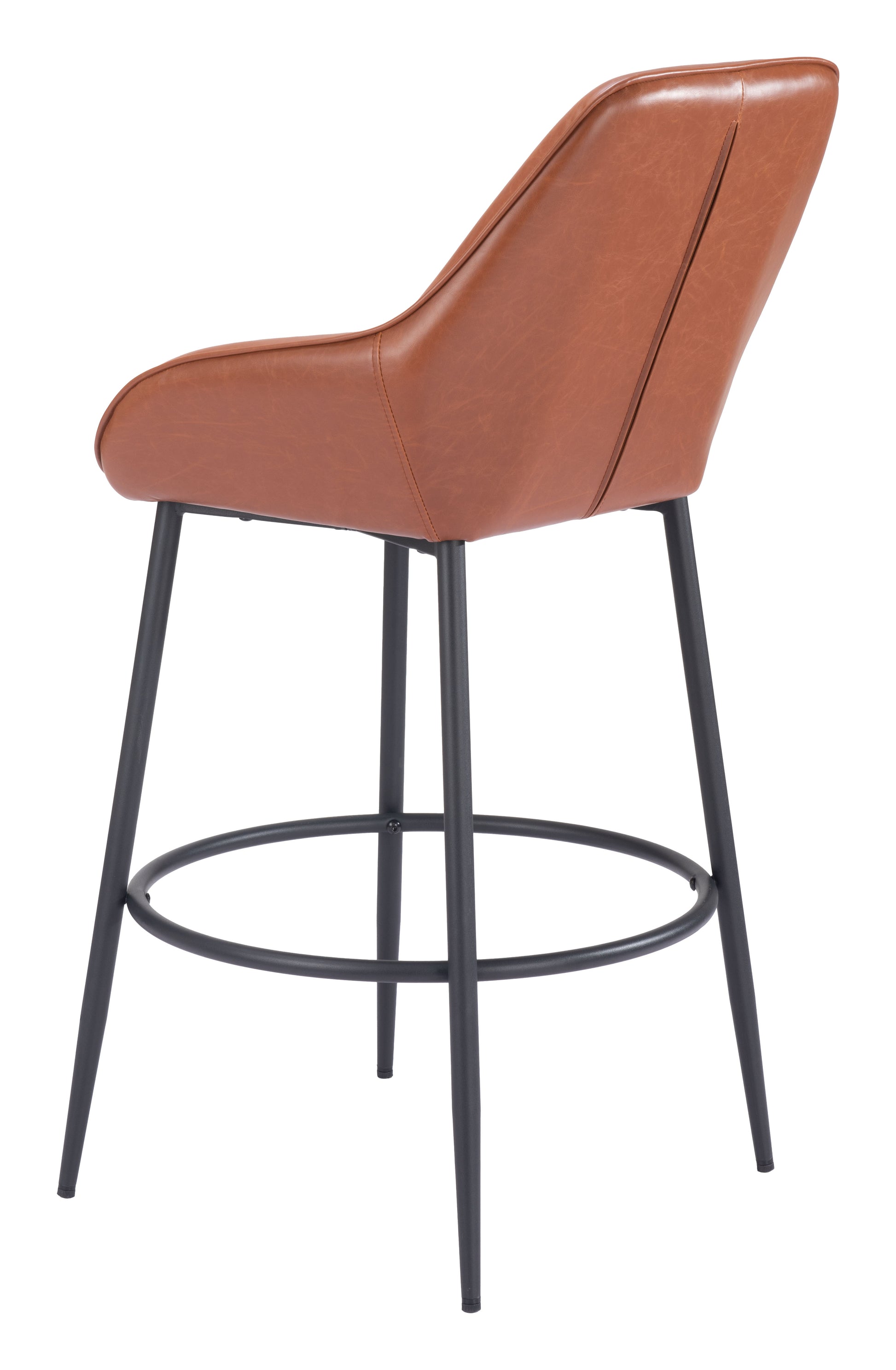 Vila Barstool (Set of 2) Brown - Disselt Designs